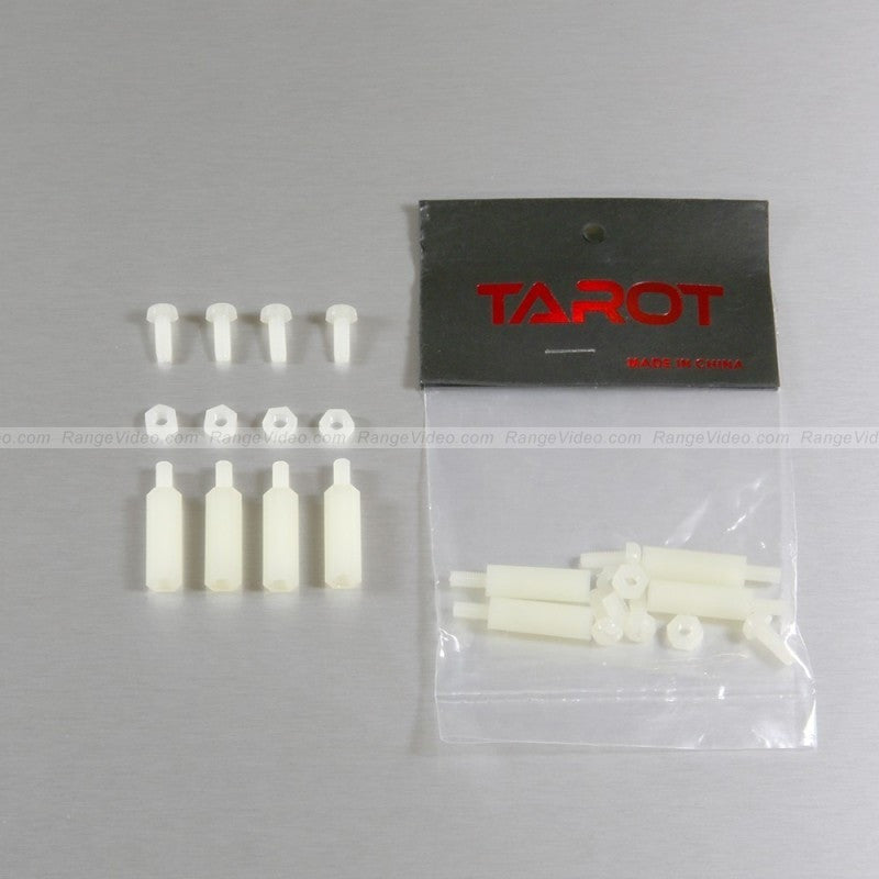 TL2765 Tarot M3.0 Nylon Hex Standoffs 15mm - Durable Spacers for RC Drones, 3D Printers & Electronics Projects