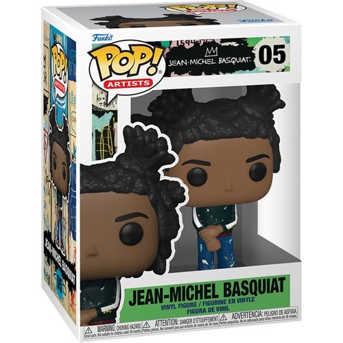 Jean Michel Basquiat Pop! Vinyl Figure - Limited Edition [05] - Collectible Artist Action Figure for Home Decor, Office Display & Pop Culture Enthusiasts