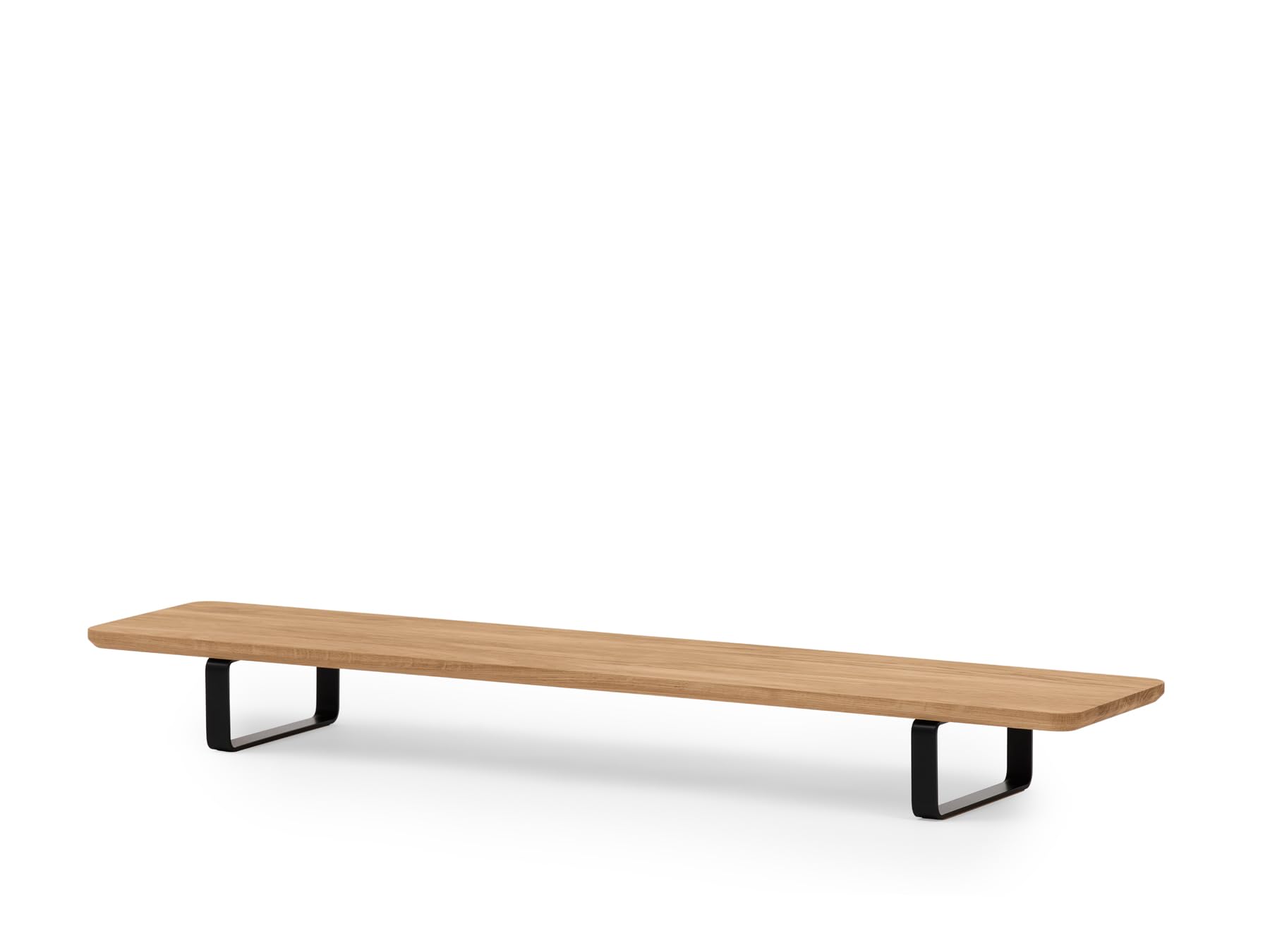 Oakywood Dual Monitor Stand - Handmade in EU - Natural Wood Monitor Riser for Desk - Laptop & Computer Accessories - 220 lbs (100 kg) Capacity - 41.3