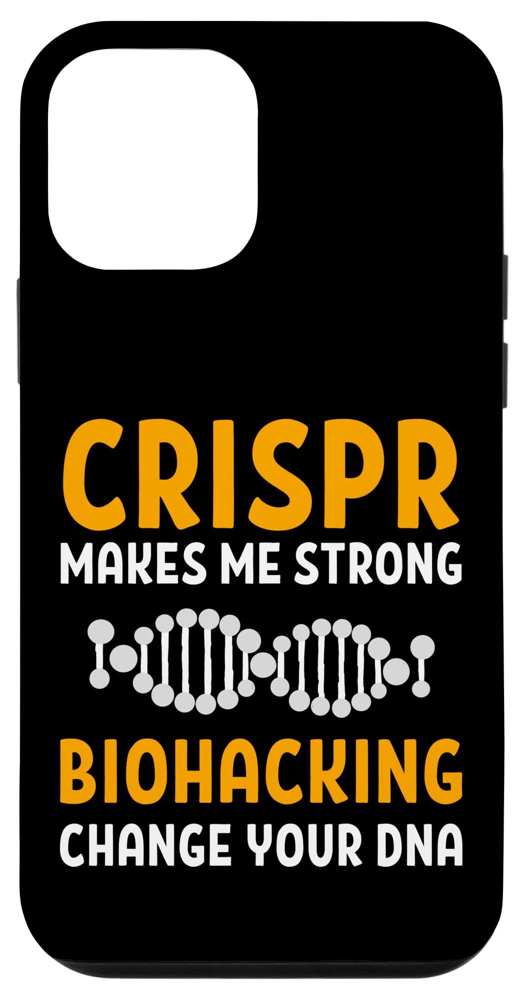 iPhone 12 Mini Case | CRISPR DNA Genome Design | Protective Phone Cover for Biohacking Enthusiasts | Perfect for Science Labs, Tech Conferences & Daily Use