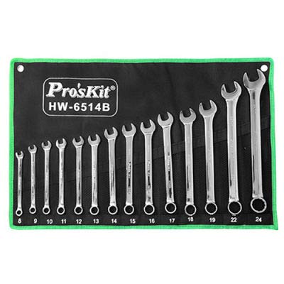 Eclipse HW-6514B 14-Piece Metric Combination Wrench Set - Professional Grade Tools for Automotive Repair, Machinery Maintenance & DIY Projects