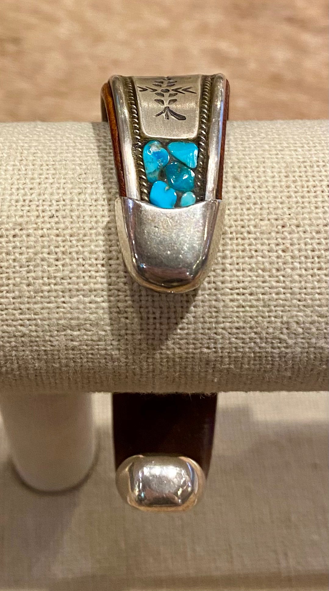 Exquisite Turquoise & Floral Silver Cuff Bracelet for Women - Boho Chic Handmade Jewelry Gift for Birthday, Anniversary & Special Occasions