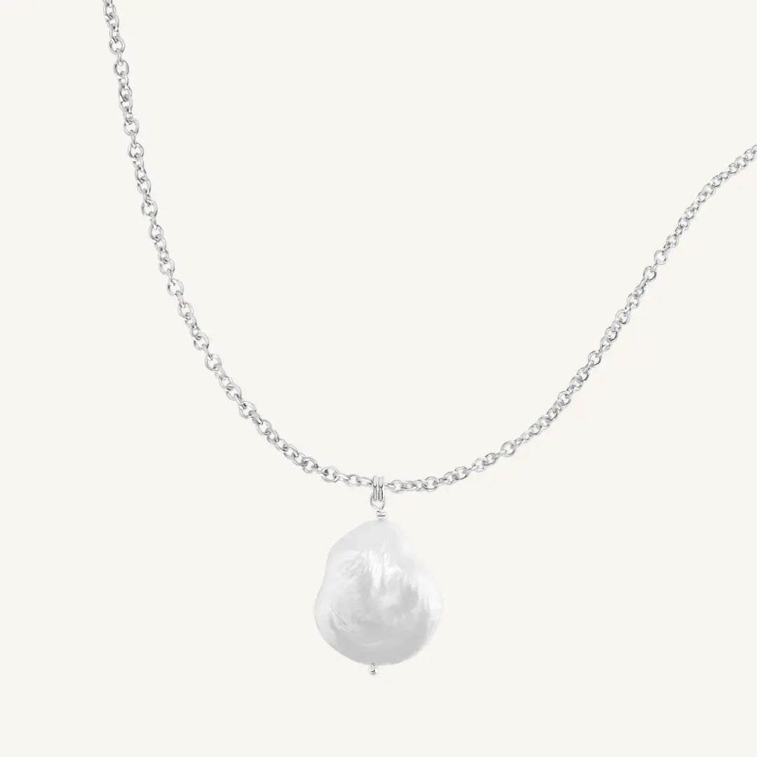 River Pearl Necklace - Natural Stone Jewelry for Women | Elegant Gift for Brides, Anniversary & Special Occasions