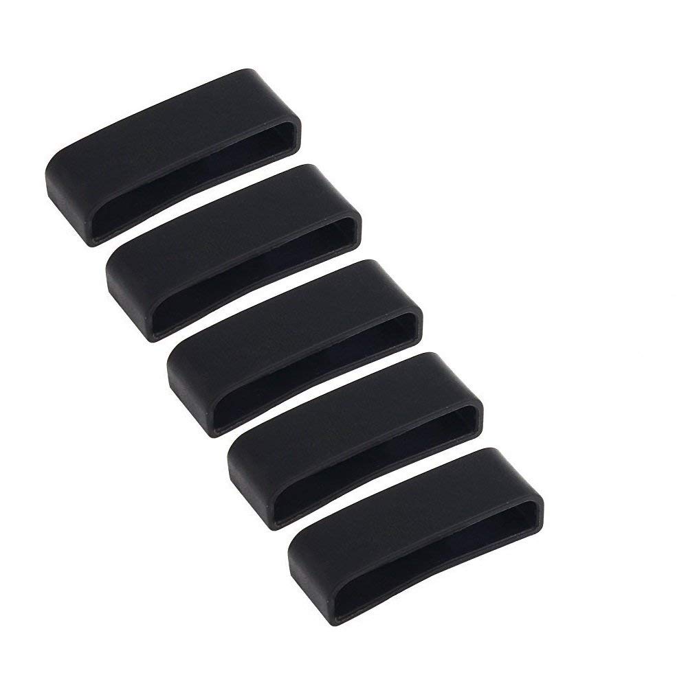 Replacement Silicone Band Holders & Fastener Rings for Garmin Vivoactive HR Smartwatch - Durable Accessories for Fitness Tracking & Everyday Wear