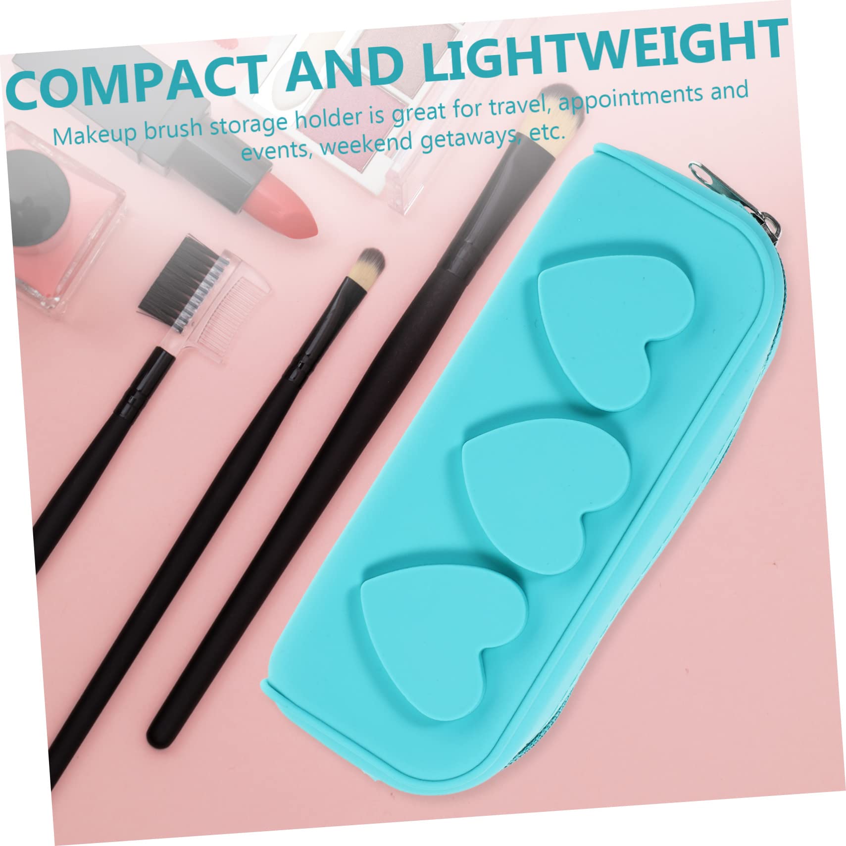Waterproof Travel Makeup Brush Bag - Portable Cosmetic Organizer for Brushes | Perfect for On-the-Go Makeup Artists & Travel Essentials