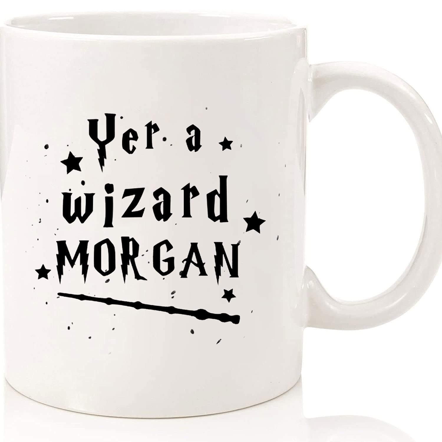 Yer A Wizard Personalized Coffee Mug - Custom 11oz & 15oz Ceramic Novelty Mug for Tea & Coffee - Perfect Gift for Christmas, Halloween & Wizard Fans - Great for Home, Office & Harry Potter Themed Parties
