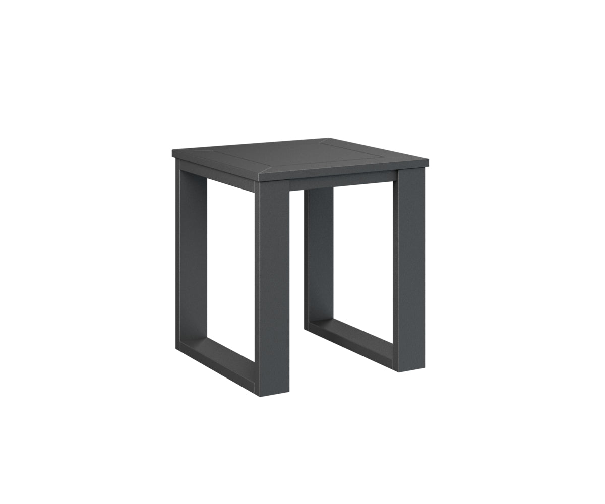 Berlin Gardens Nordic Square End Table - Modern Side Table for Living Room, Bedroom, or Patio - Perfect for Coffee, Books, and Decor