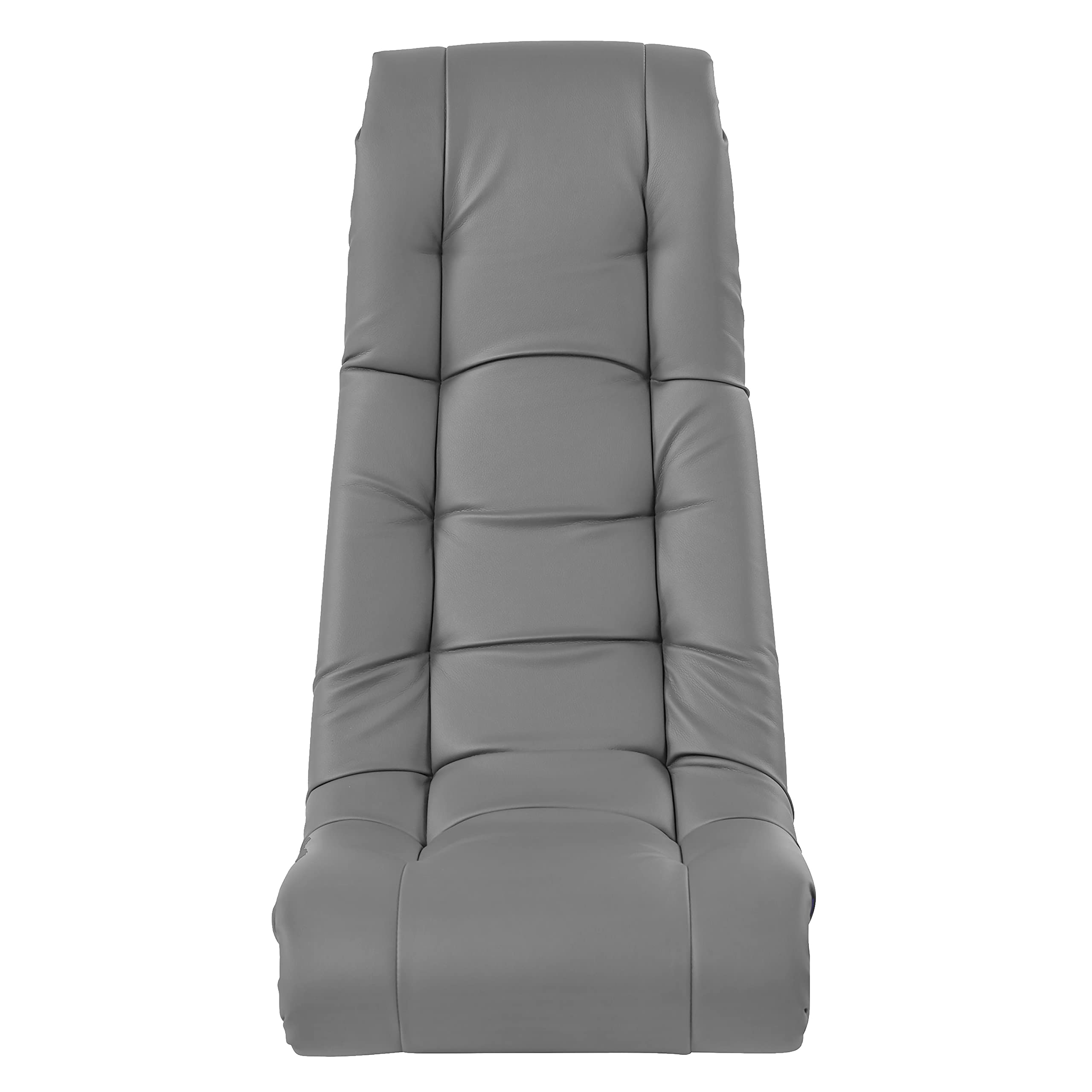 Soft Tufted Floor Rocker Chair - Comfortable Cushioned Ground Seat for Kids, Teens & Adults - Perfect for Reading, Gaming, Meditation & TV Watching - Factory Direct - Coal Gray (10488-GY) - Ideal for Living Rooms, Bedrooms & Dorm Rooms