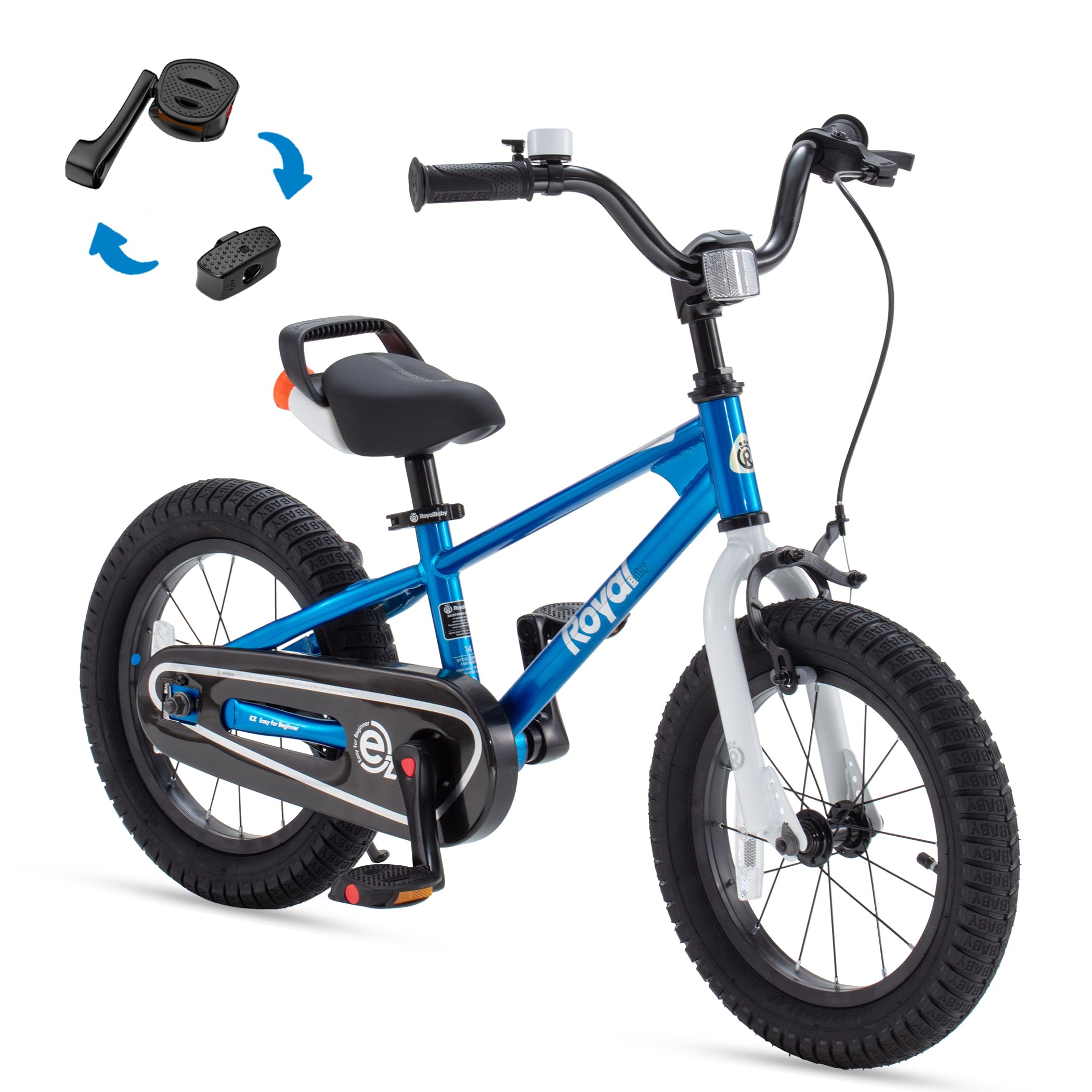 RoyalBaby Kids Bike - 12-18 Inch Freestyle Training Bicycle for Toddlers to Big Kids | Easy Balance to Pedal Learning | Perfect for Backyard Riding, Park Adventures & Neighborhood Fun