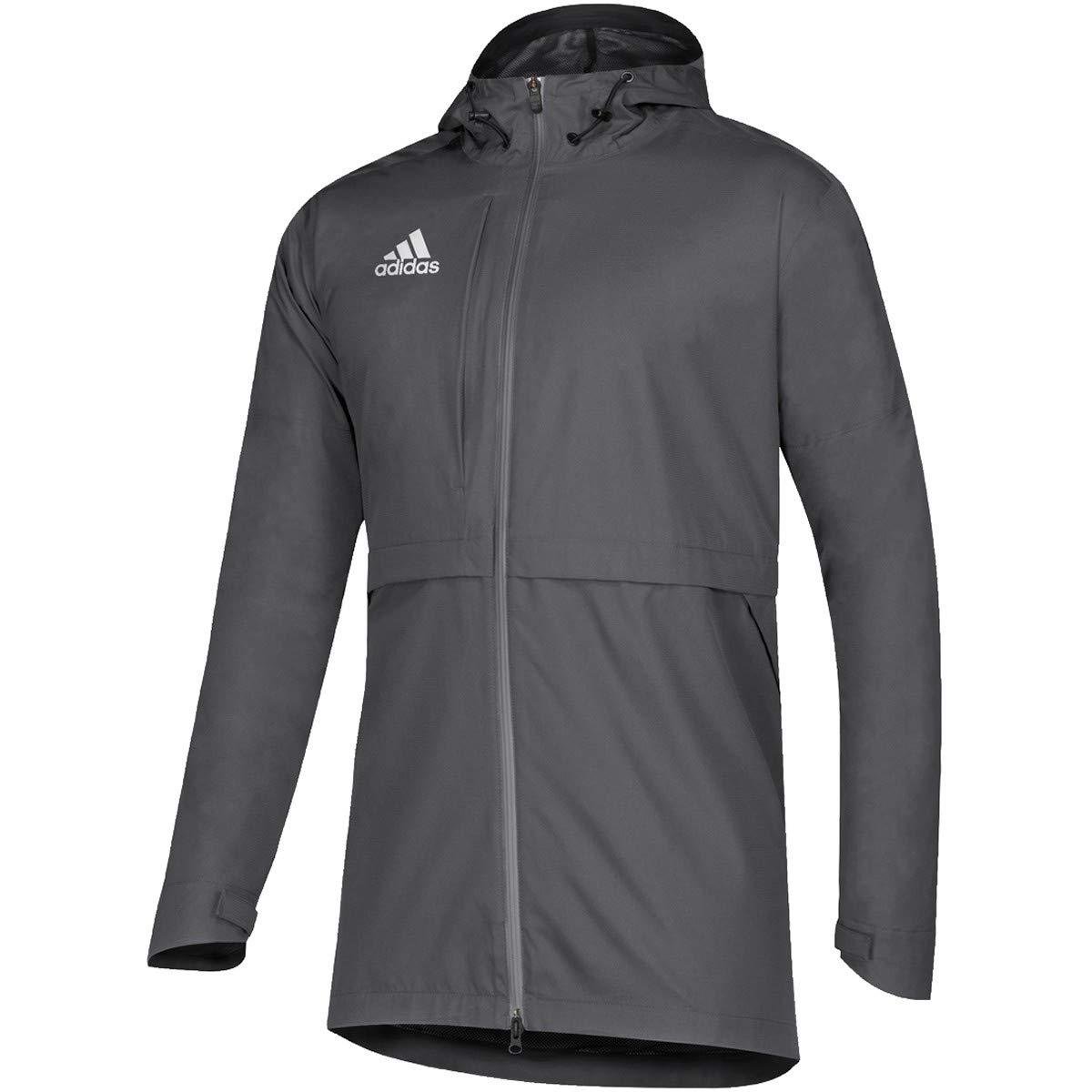 Adidas Game Mode Rain Jacket for Men - Waterproof Windbreaker with Hood, Lightweight Outdoor Jacket for Hiking, Running & Casual Wear