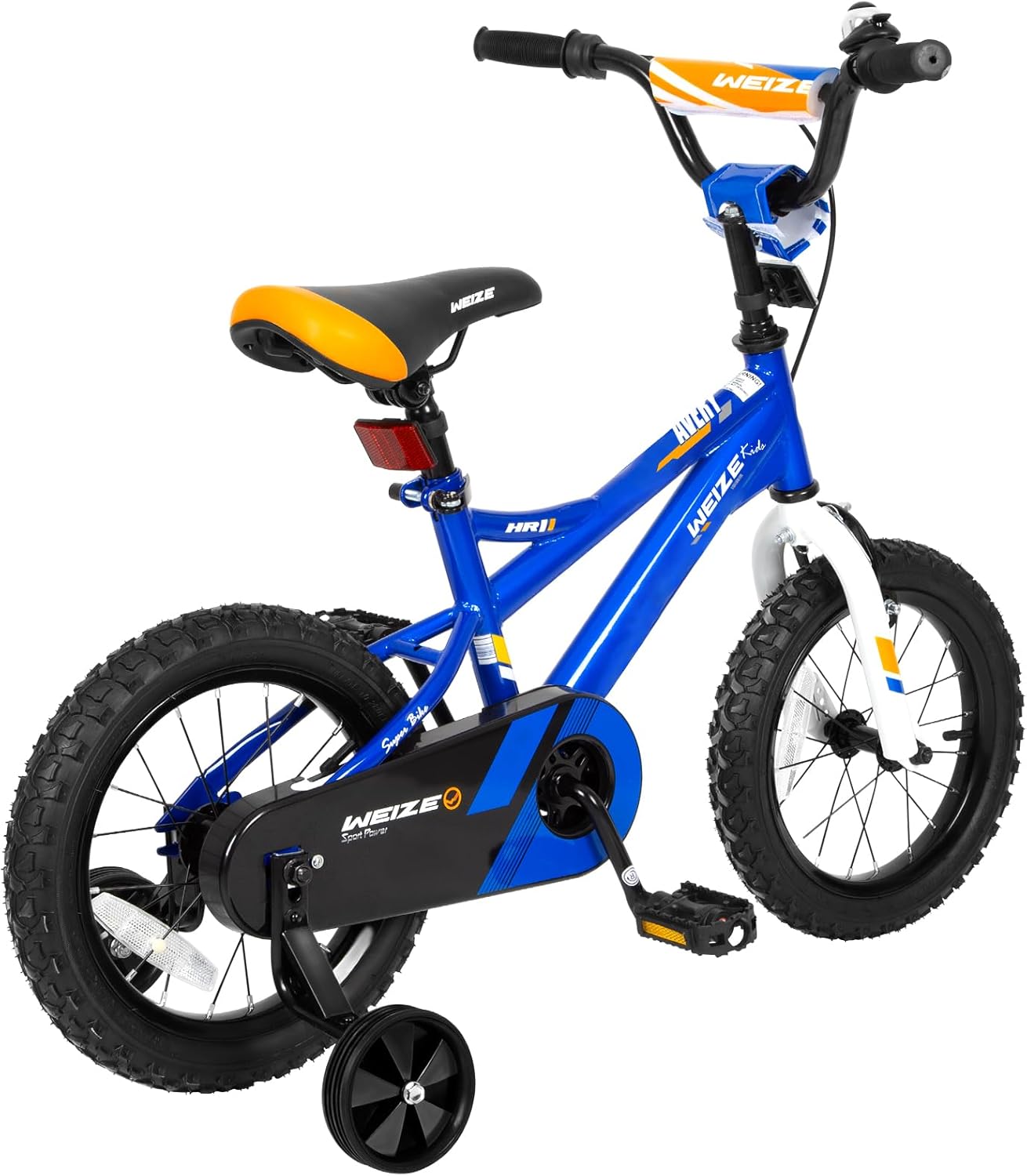 WEIZE 14 20 Inch Kids Bike for Boys & Girls Ages 3-12 Years | Children's Bicycle with Coaster Brake | Height 35-60 Inch | Blue | Perfect for Neighborhood Rides & Outdoor Adventures