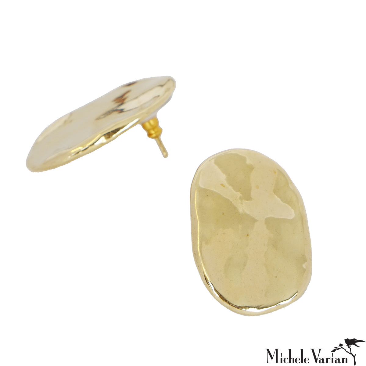 Elegant Brass Oval Earrings for Women - Handmade Boho Dangle Drop Earrings - Perfect for Parties, Weddings & Everyday Wear