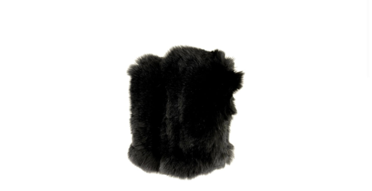 Authentic Rex Rabbit Fur Hand Warmers - Soft & Cozy Winter Accessories for Outdoor Activities, Skiing, and Cold Weather