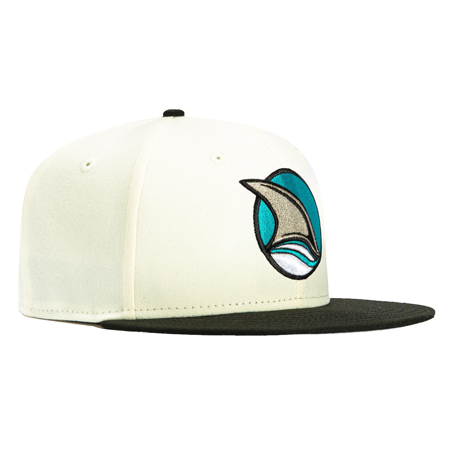 New Era 59Fifty San Jose Sharks Alternate Snapback Hat - White & Black Hockey Cap for Men & Women - Perfect for Games, Fan Gear & Streetwear Fashion