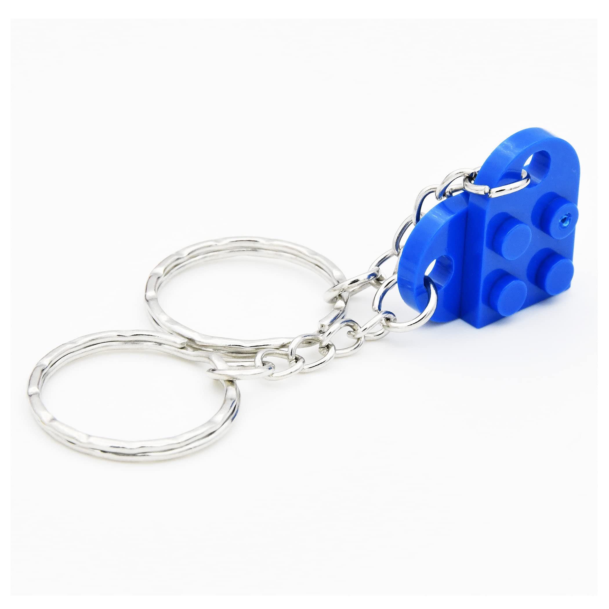 Best Friendship Keychain Set - Heart Key Rings for Couples & BFFs - 6 Color Options - Perfect Birthday Gift for Men & Women - Ideal for Anniversaries, Valentine's Day & Everyday Carry