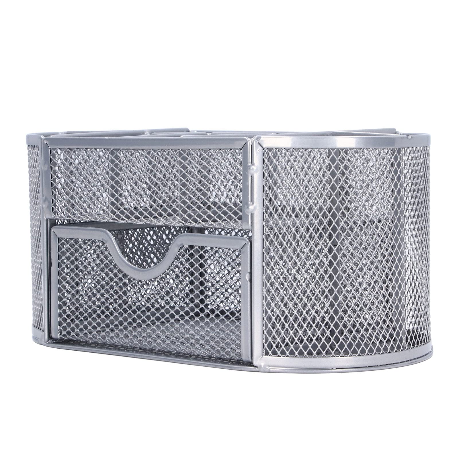 Yosoo Pen Holder Storage Box - Easy to Clean Desk Organizer for Office & Home Use - Perfect for Pens, Pencils, Markers & Stationery Storage