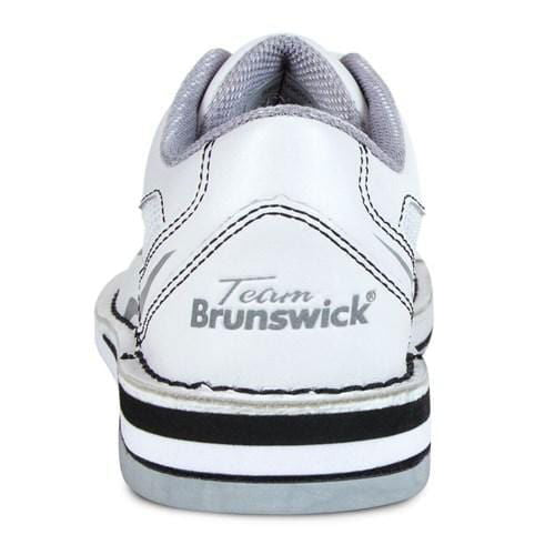 Brunswick Team Women's White Right-Handed Bowling Shoes - Perfect for League Play & Tournament Performance