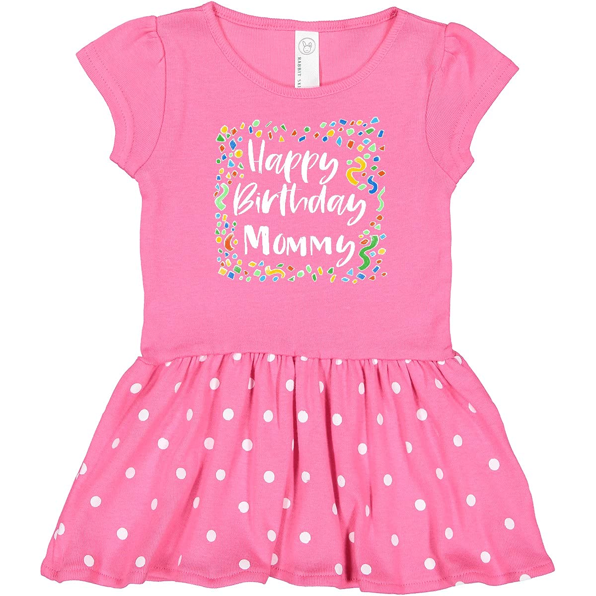 Inktastic Happy Birthday Mommy Infant Dress - Cute Baby Girl Outfit for Birthday Parties & Family Celebrations