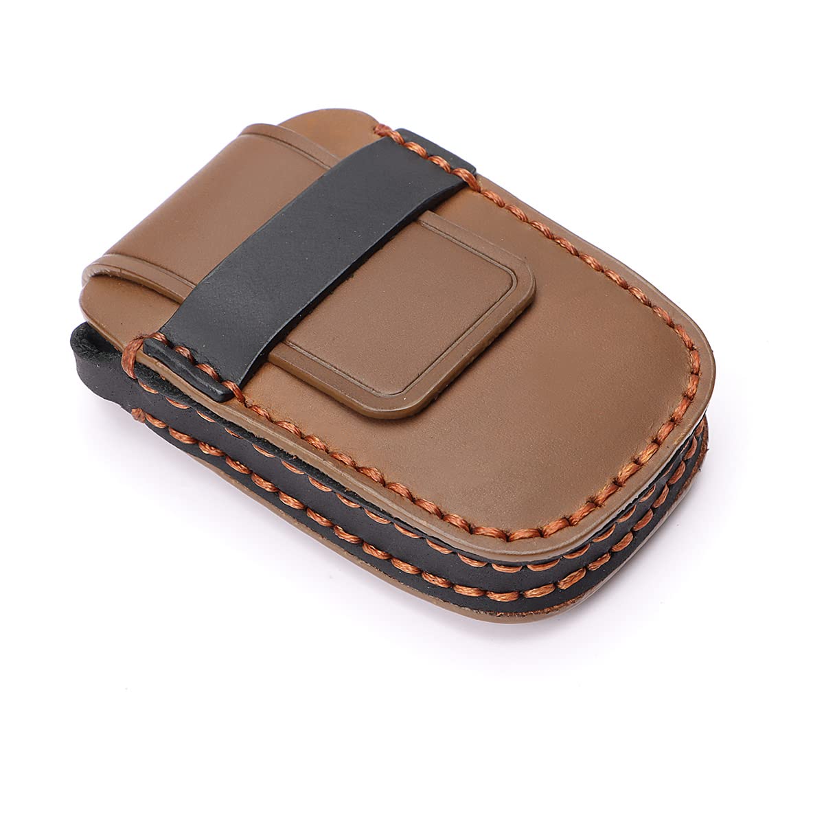 Premium Leather Key Fob Cover for 2022-2025 Toyota Tundra, 2023-2025 Sequoia, 2025 Camry, 2024 Grand Highlander & 2024 Tacoma - Durable Protection & Stylish Brown Design - Perfect for Daily Use, Travel & Car Enthusiasts