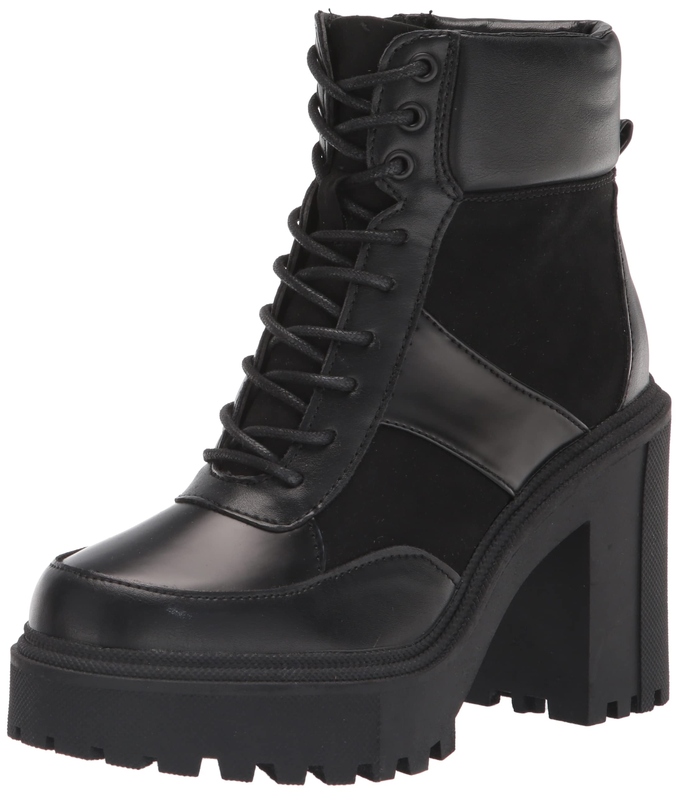 Madden Girl Women's Roguee Ankle Boot - Stylish Chunky Heel Booties for Women | Comfortable & Fashionable Fall & Winter Shoes | Perfect for Office, Dating & Night Out