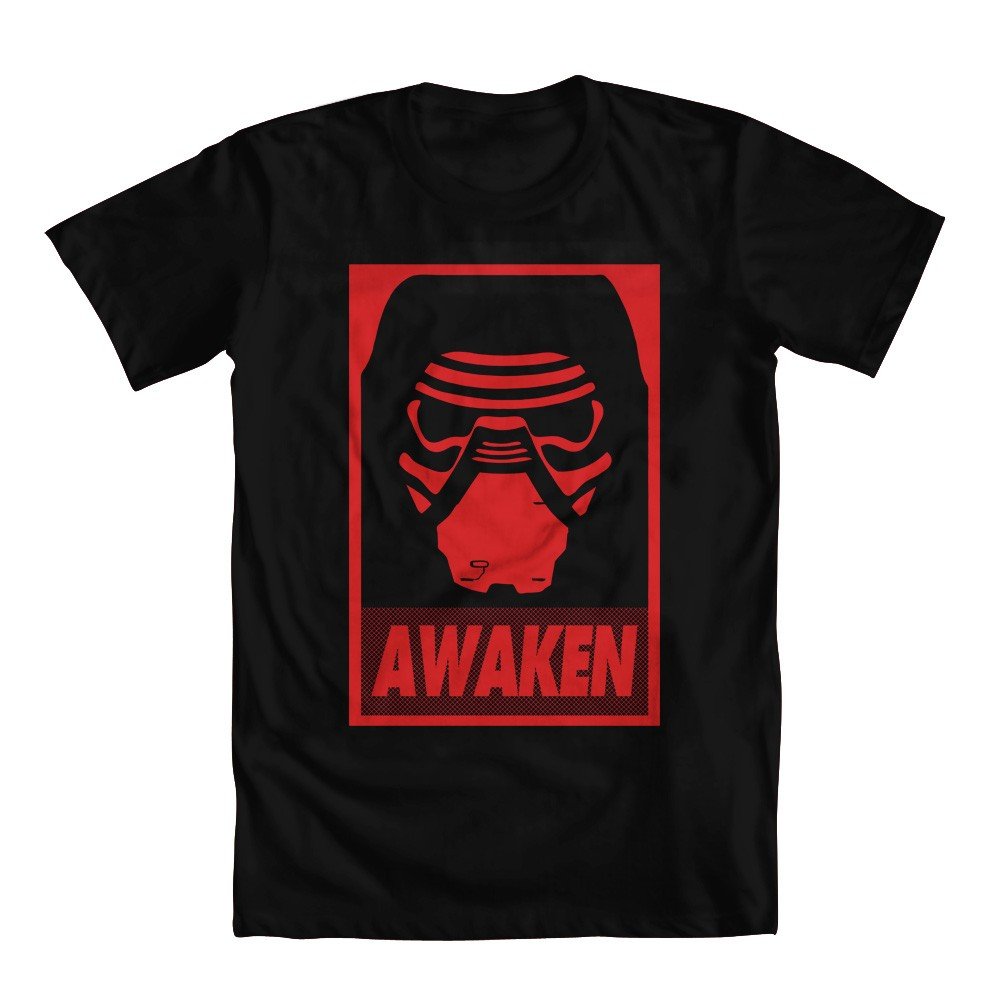 GEEK TEEZ Star Wars Kylo Ren Awaken Youth Boys' T-Shirt | Cool Graphic Tee for Kids | Perfect for Cosplay, Birthday Gifts & Everyday Wear