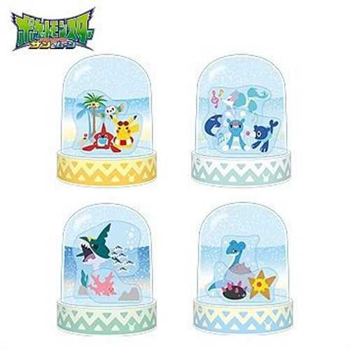 Pokemon Sun and Moon Mini Snow Globe - Takara Tomy Official Collectible Gift for Pokemon Fans | Perfect for Home Decor, Office Display & Anime Collections