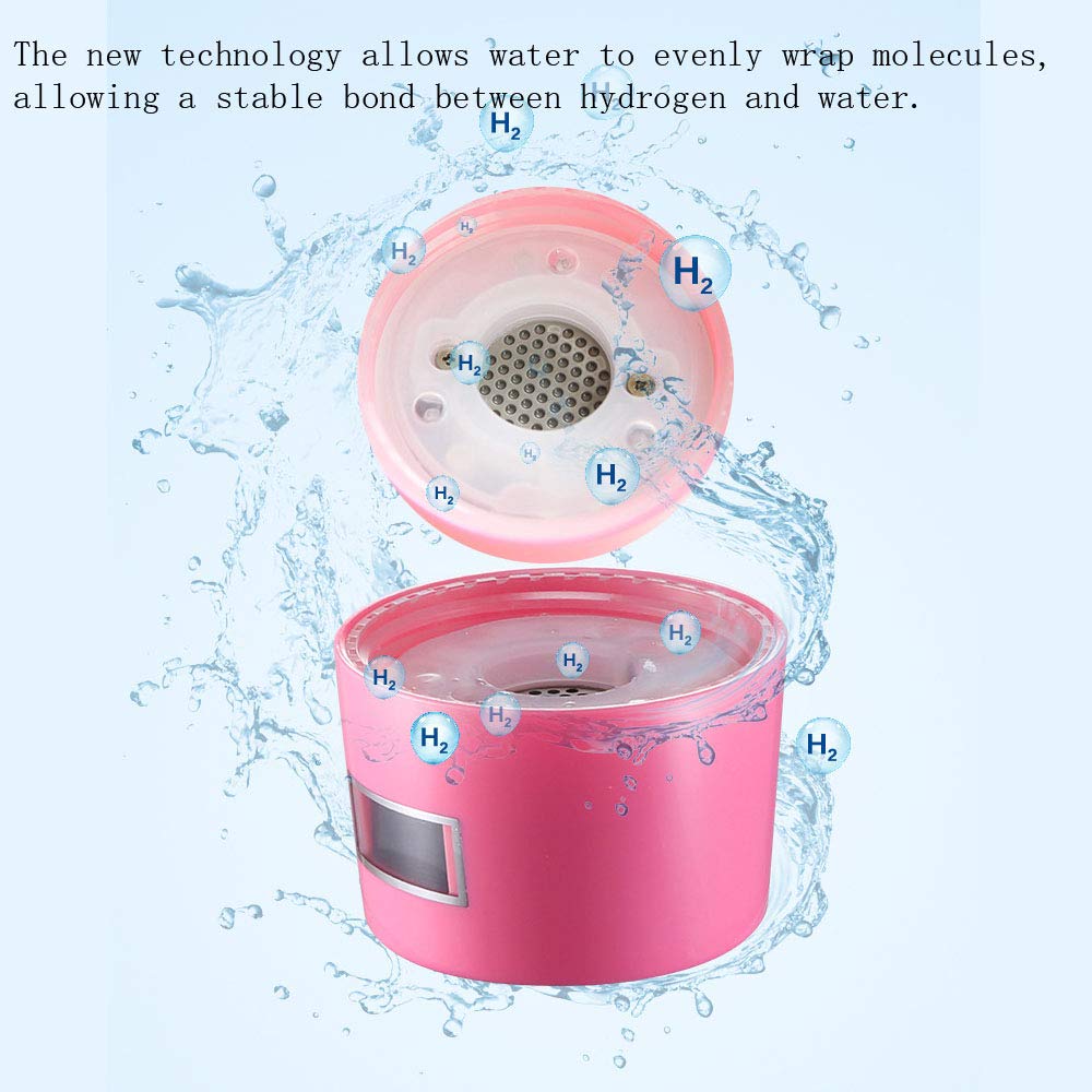 Portable Alkaline Hydrogen Water Bottle with Rapid Ionizer - 3 Minutes to Generate 1000PPB High Concentration, Removes Ozone & Chlorine (300ml) - Perfect for Travel, Gym, and Outdoor Hydration