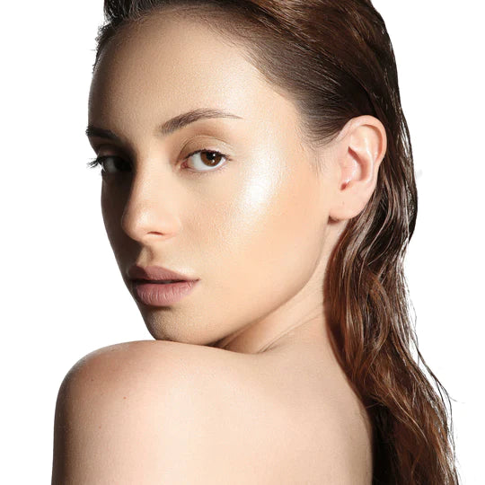 Glimmer Glow Highlighter - Face & Body Shimmer Makeup for Contouring & Glowing Skin | Perfect for Parties, Photos & Everyday Wear