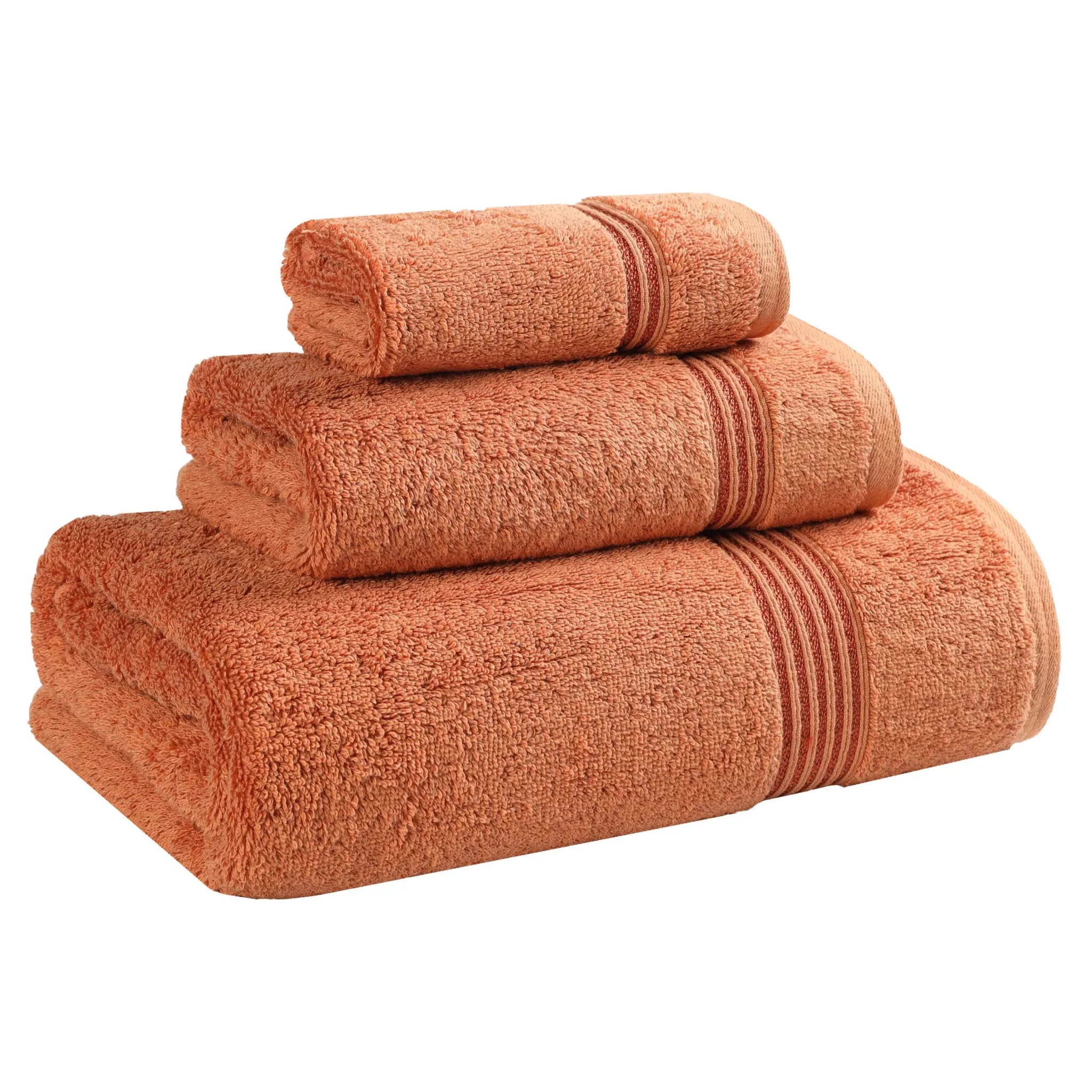 Premium Egyptian Cotton Plush 3-Piece Luxury Bath Towel Set - Ultra Absorbent & Soft for Spa, Bathroom & Hotel Use