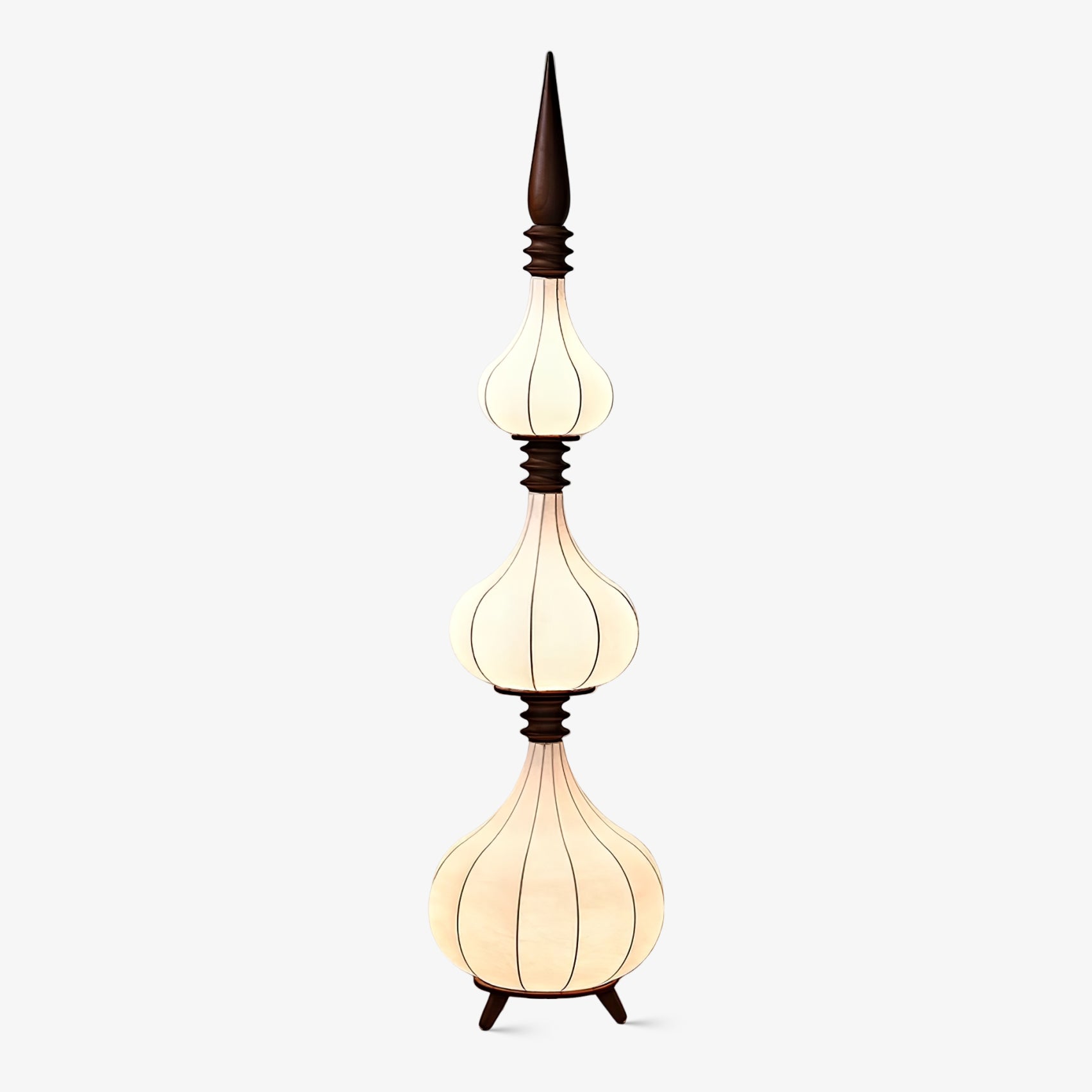 Modern Cassia Floor Lamp - Adjustable Brightness & Height, LED Standing Light for Living Room, Bedroom, or Office - Perfect for Reading, Working & Relaxing