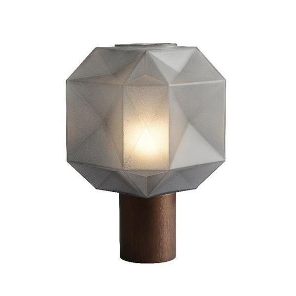 Modern Cubo Table Lamp - Stylish LED Nightstand Light for Bedroom, Living Room & Office - Soft Warm White Lighting for Reading & Relaxation