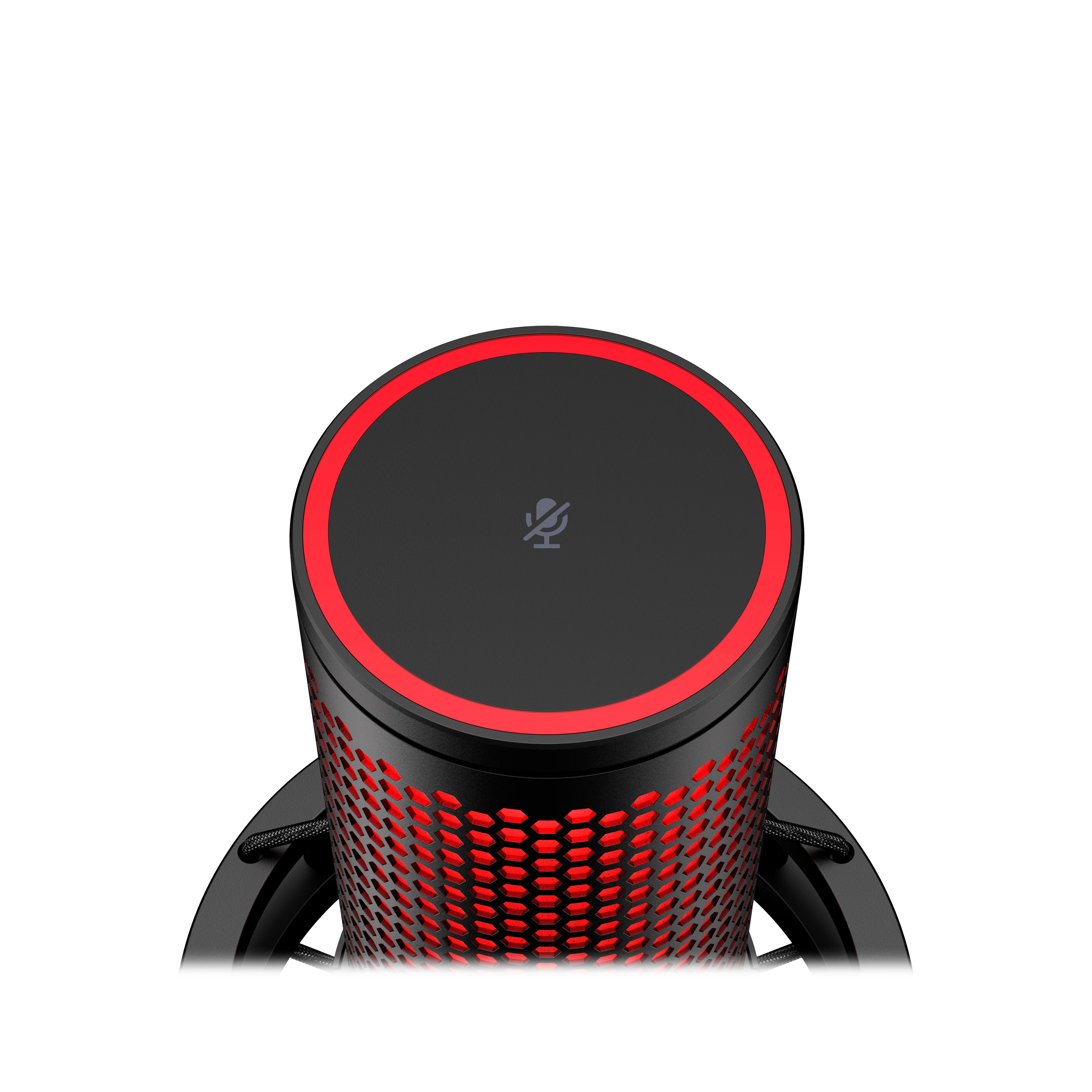 HyperX QuadCast 2 USB Condenser Gaming Microphone with RGB Lighting - Professional Streaming, Podcasting & Voice Recording for PC, PS4, PS5 (Perfect for Twitch, Discord & YouTube Content Creation)