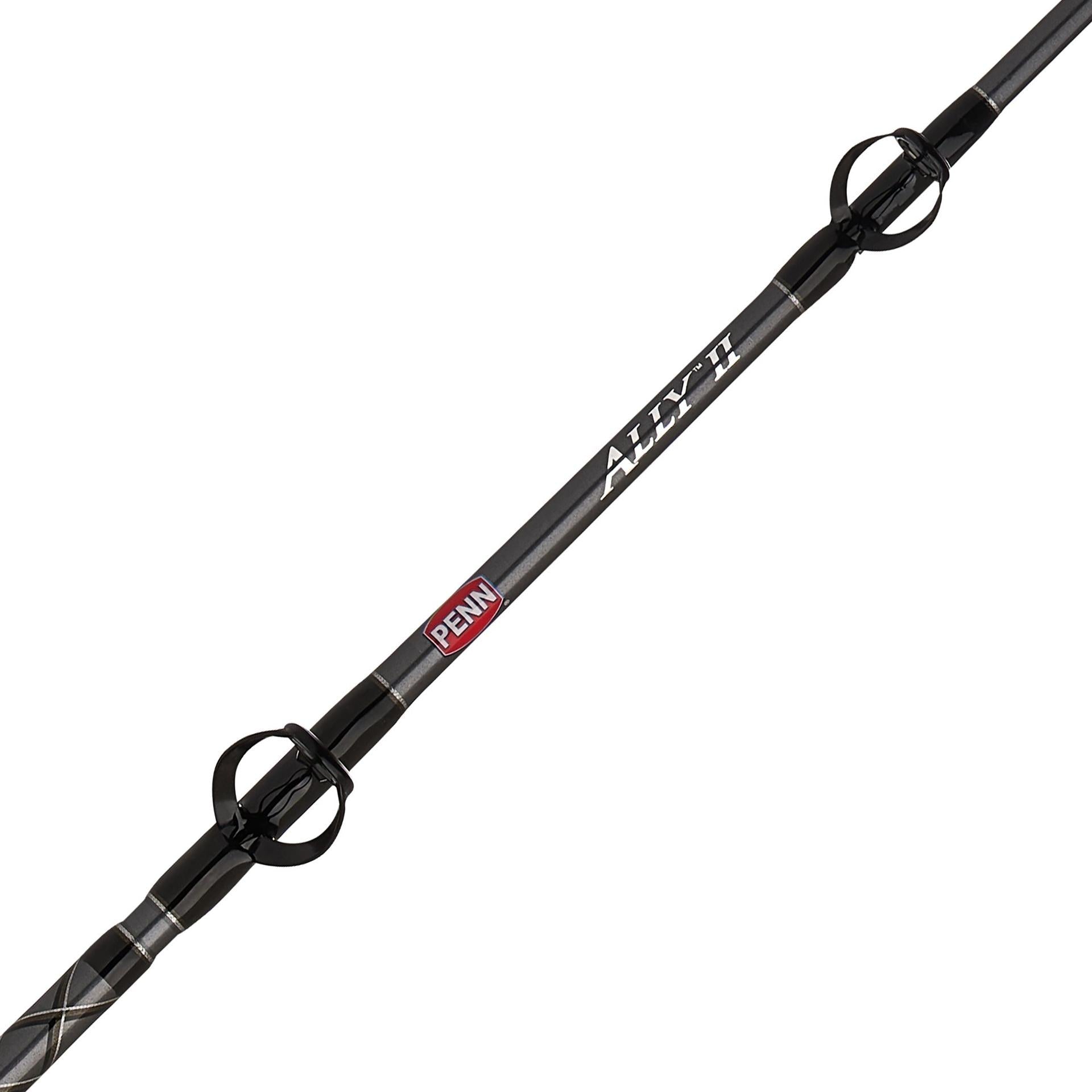 Ally™ II Bent Butt Conventional Boat Rod - Heavy Duty Saltwater Fishing Rod for Offshore Trolling & Big Game Fishing | Perfect for Deep Sea Fishing, Marlin, Tuna & Swordfish