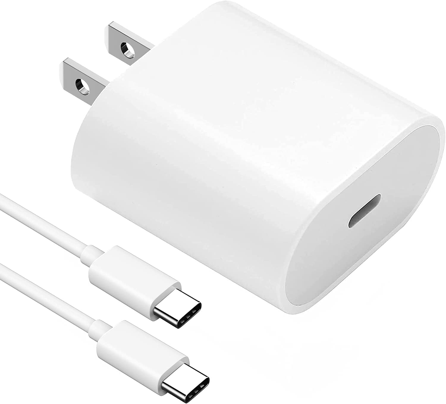 20W USB C Fast Charger for iPad Pro 12.9/11 inch, iPad Air 5th/4th Gen, iPad 10th Gen, iPad Mini 6 - PD Wall Charger with 6.7ft USB C to C Cable - Perfect for Home, Office & Travel Charging