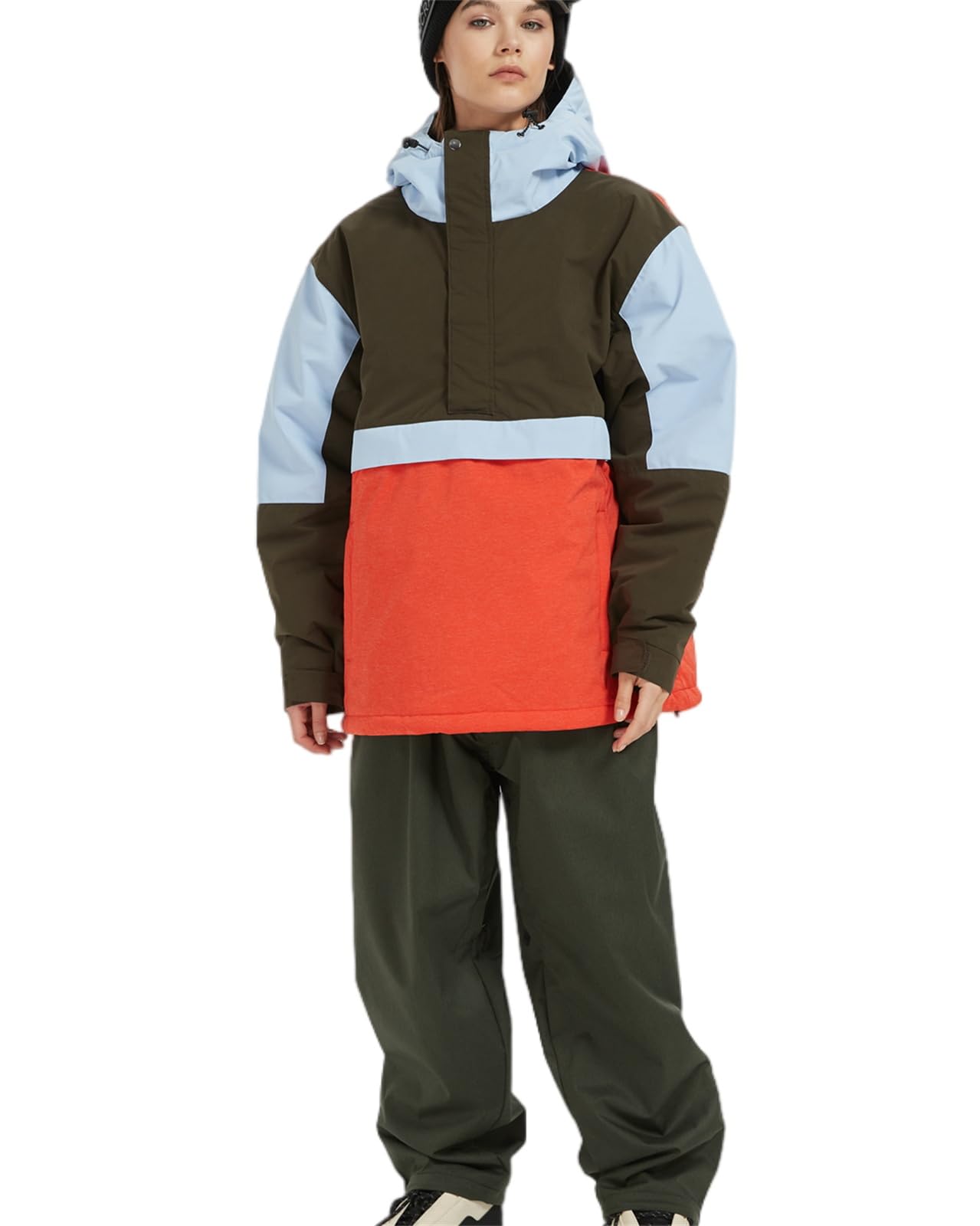 Women's Waterproof Ski Jacket - Insulated Winter Snow Coat with Hood, Windproof Snowboard Jacket for Skiing, Snowboarding & Outdoor Winter Activities