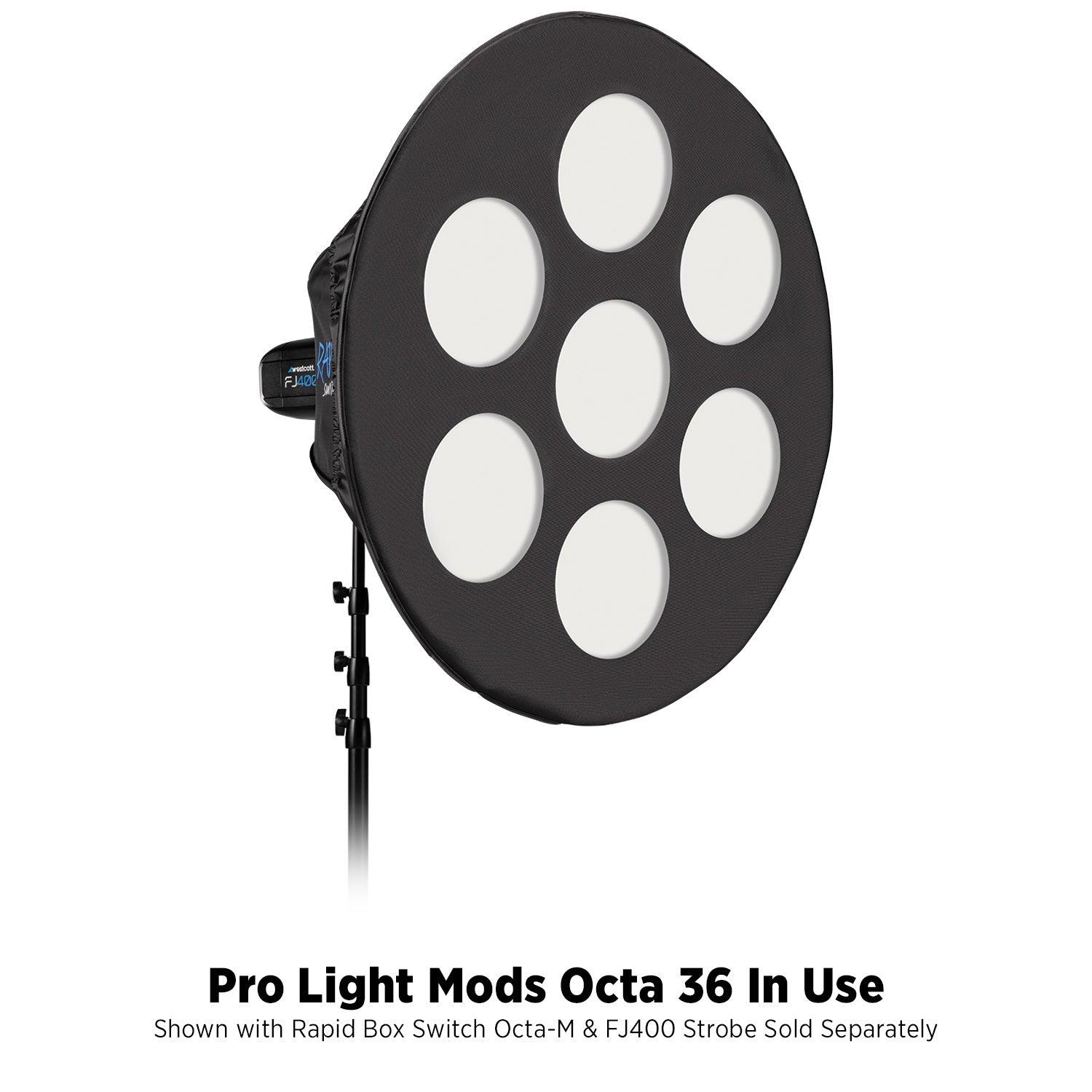 Pro Light Mods Octa 36 - High Performance LED Light Mod for Photography & Videography - Perfect for Studio, YouTube, and TikTok Content Creation