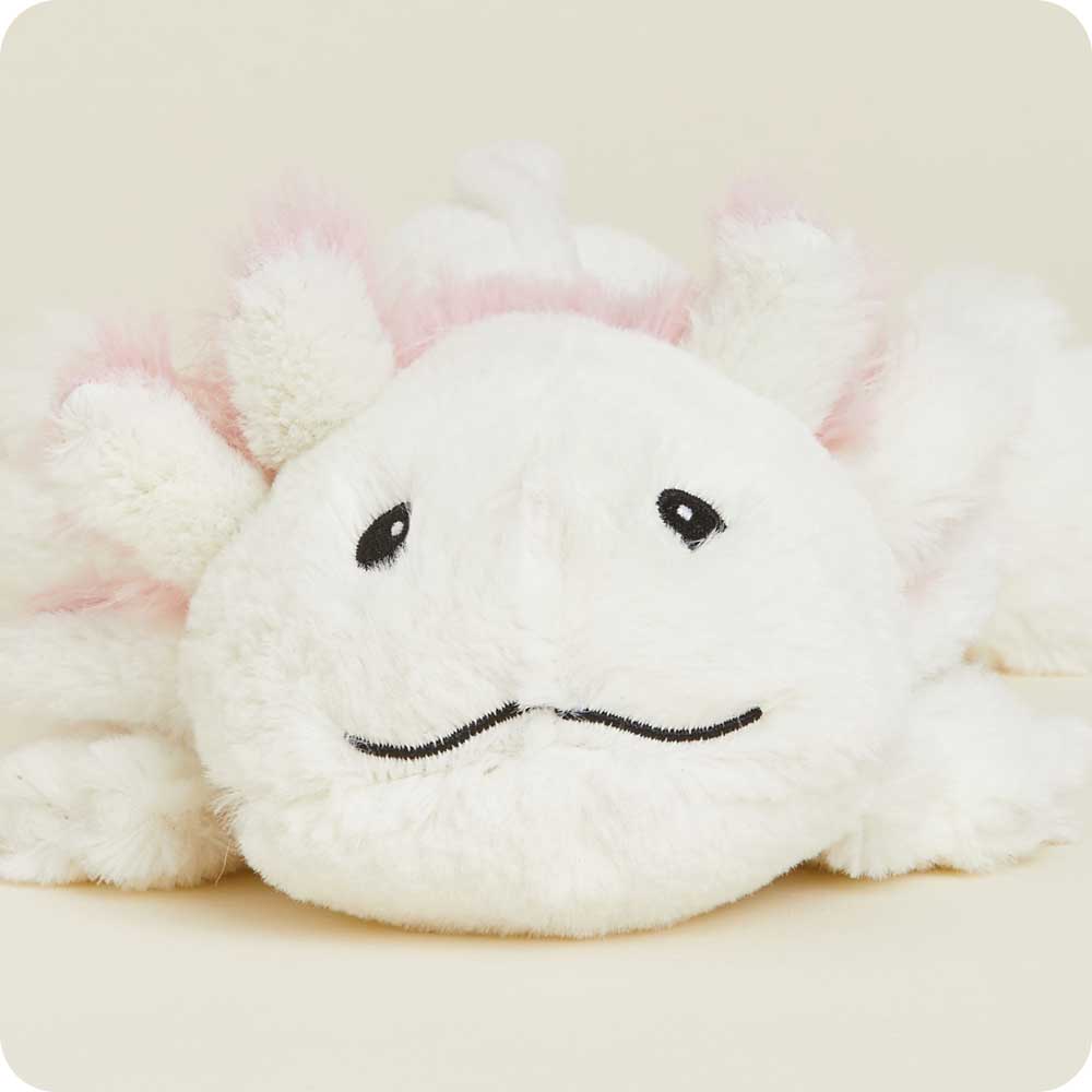 Axolotl Warmies Junior - Adorable Plush Stuffed Animal with Heat Therapy for Kids | Perfect for Snuggling, Stress Relief & Bedtime Comfort