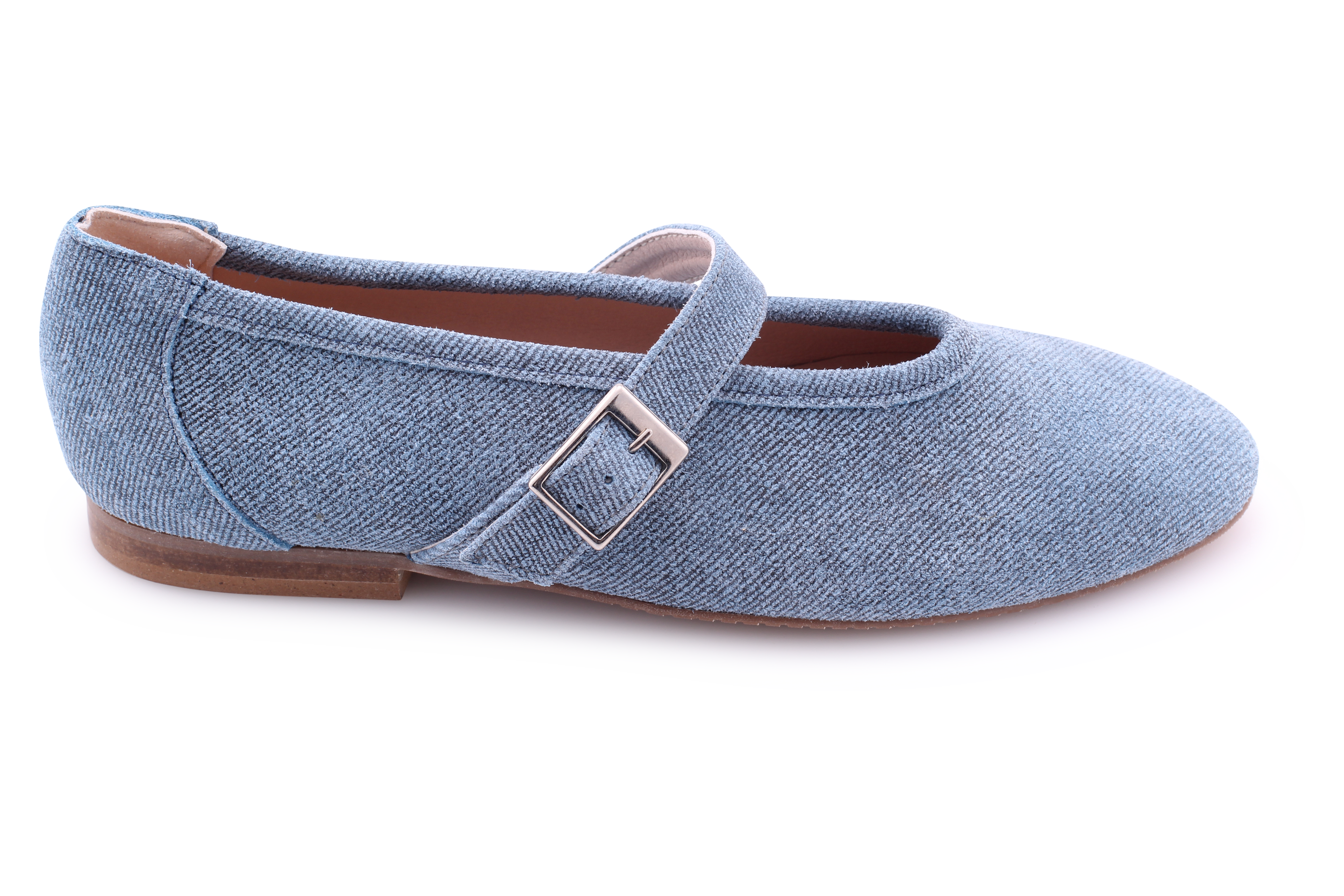 Denim Print Leather