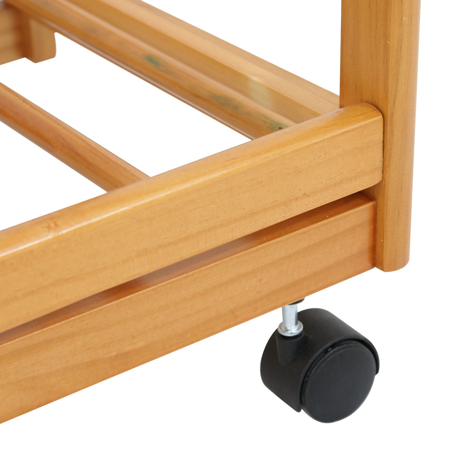 Sturdy Rolling Wood Kitchen Island Cart with Storage Drawers - Mobile Kitchen Trolley for Dining Prep, Pantry Organization & Small Space Living