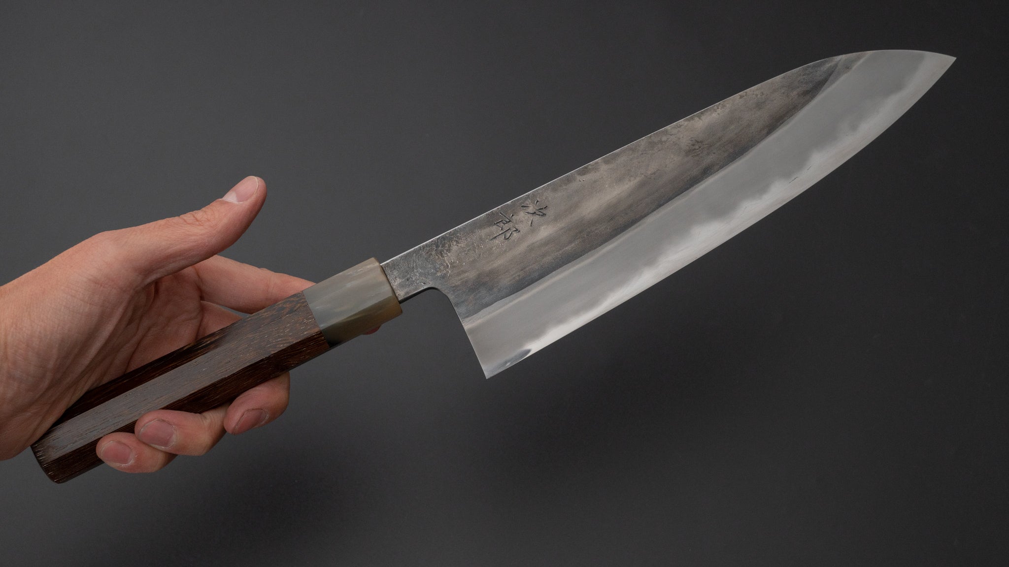 Jiro Tsuchime Wa Gyuto 225mm Japanese Chef Knife with Taihei Tagayasan Handle (#462) - Perfect for Sushi, Sashimi & Precision Cutting