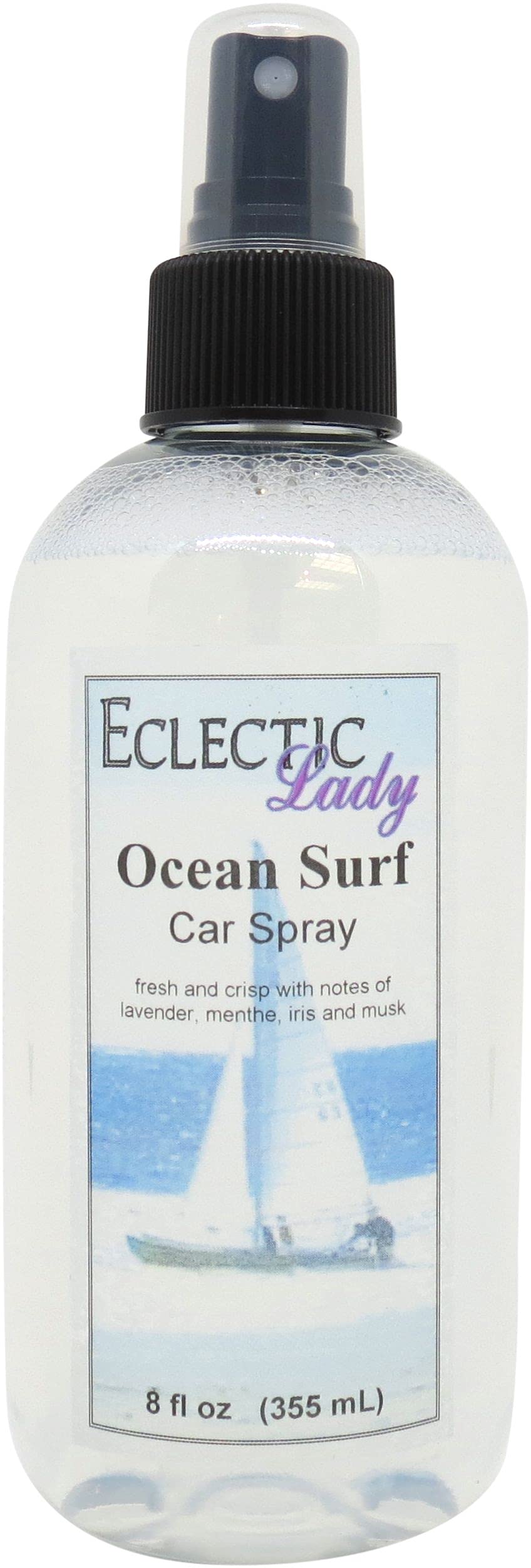 Ocean Surf Car Air Freshener Spray - 4 oz | Long-Lasting Fresh Scent for Cars, Trucks & SUVs | Eliminates Odors & Creates Beach Vibes on the Go