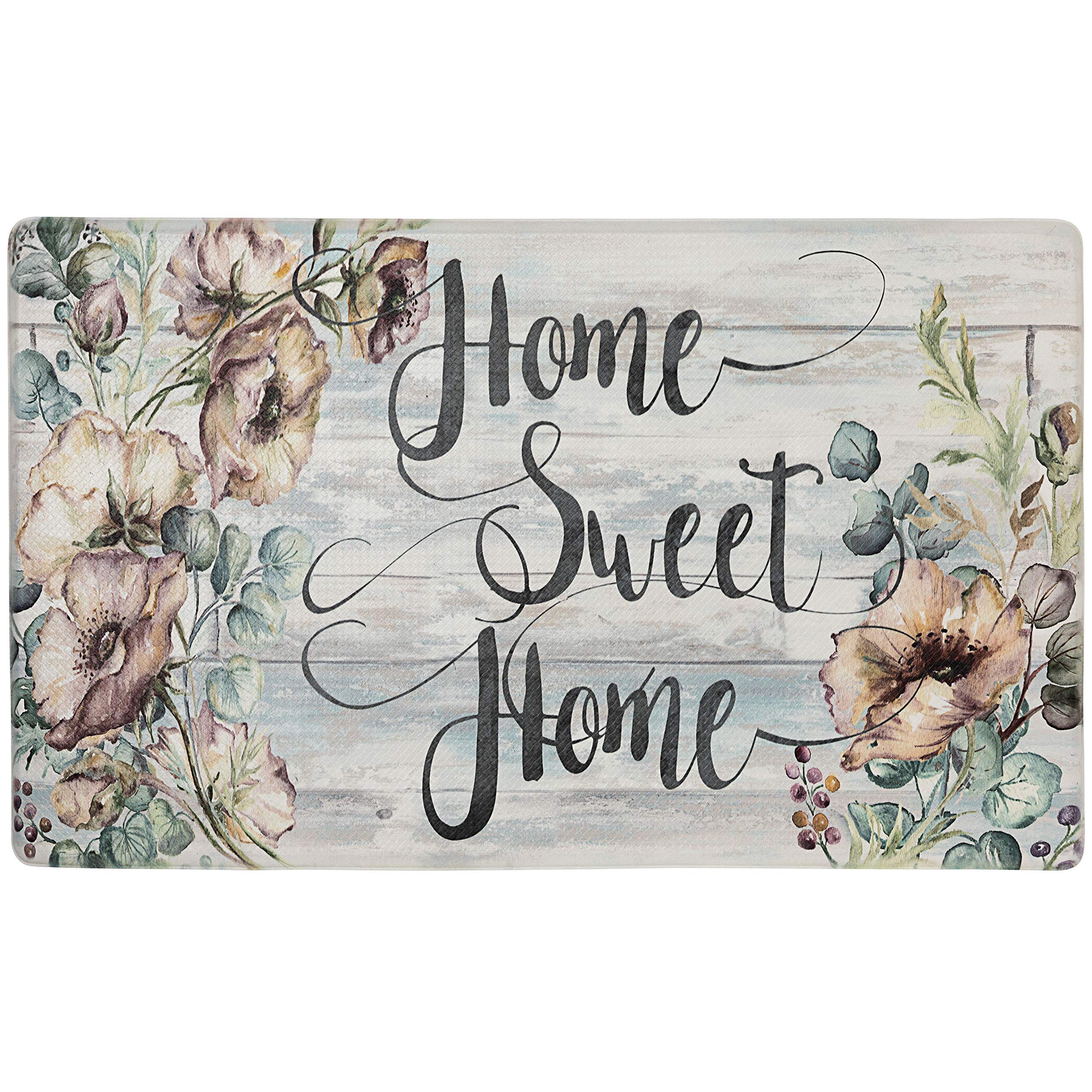 SoHome Anti Fatigue Kitchen Mat - Floral, Stain Resistant, Easy Clean for Home Cooking