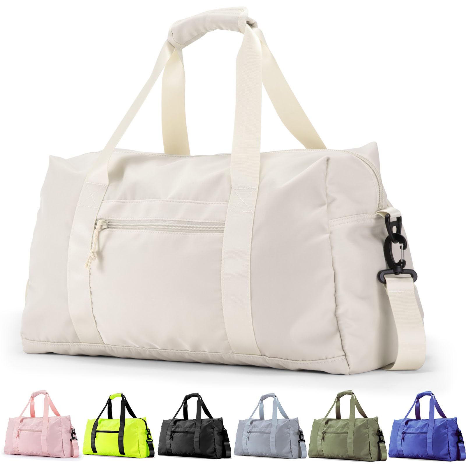 Waterproof Travel Duffle Bag - Sport Gym Bag for Men & Women with Wet Pocket - Weekender Carry On Tote for Airplane - Perfect for Workouts, Travel & Weekend Getaways