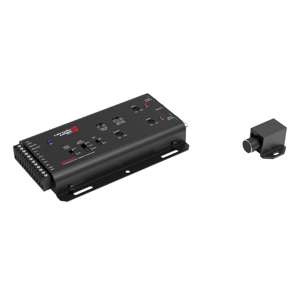 Cerwin Vega IOEM44 4 Channel High Power Line Output Converter - Car Audio System Adapter for Amplifiers & Subwoofers - Perfect for Upgrading Factory Car Stereos