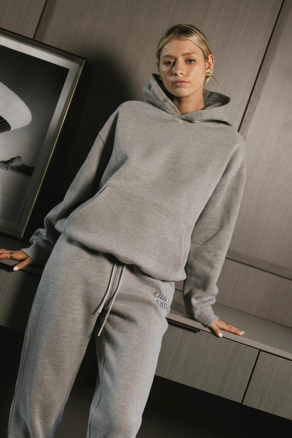 Out of Office Sweatshirt - Cozy Heather Grey Pullover for Women | Casual Loungewear & Work From Home Comfort | Perfect for Relaxing, Running Errands and Coffee Dates