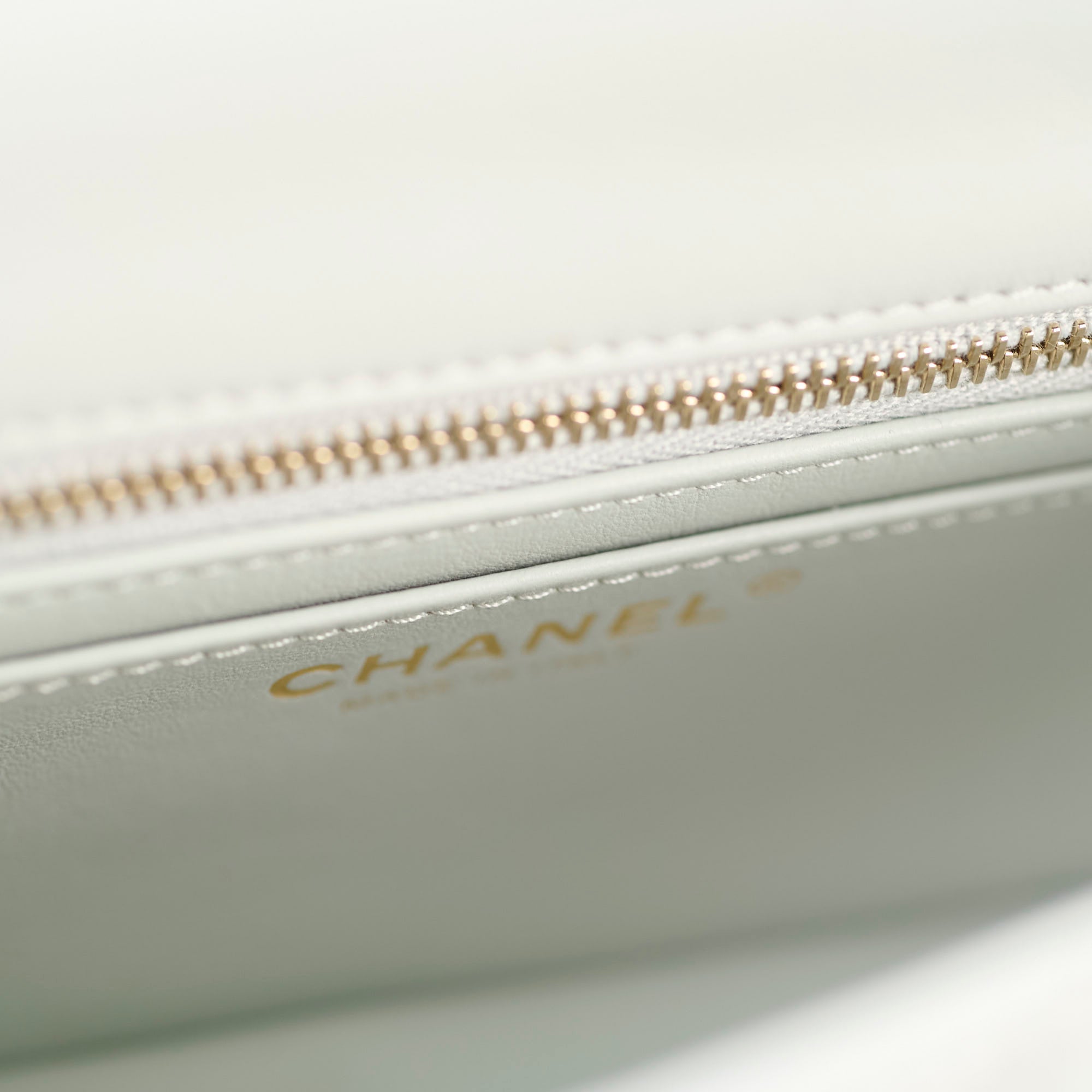 Chanel Mini Rectangular Pearl Crush Bag in Light Grey - Elegant Crossbody Purse for Women, Perfect for Parties, Dates & Everyday Use