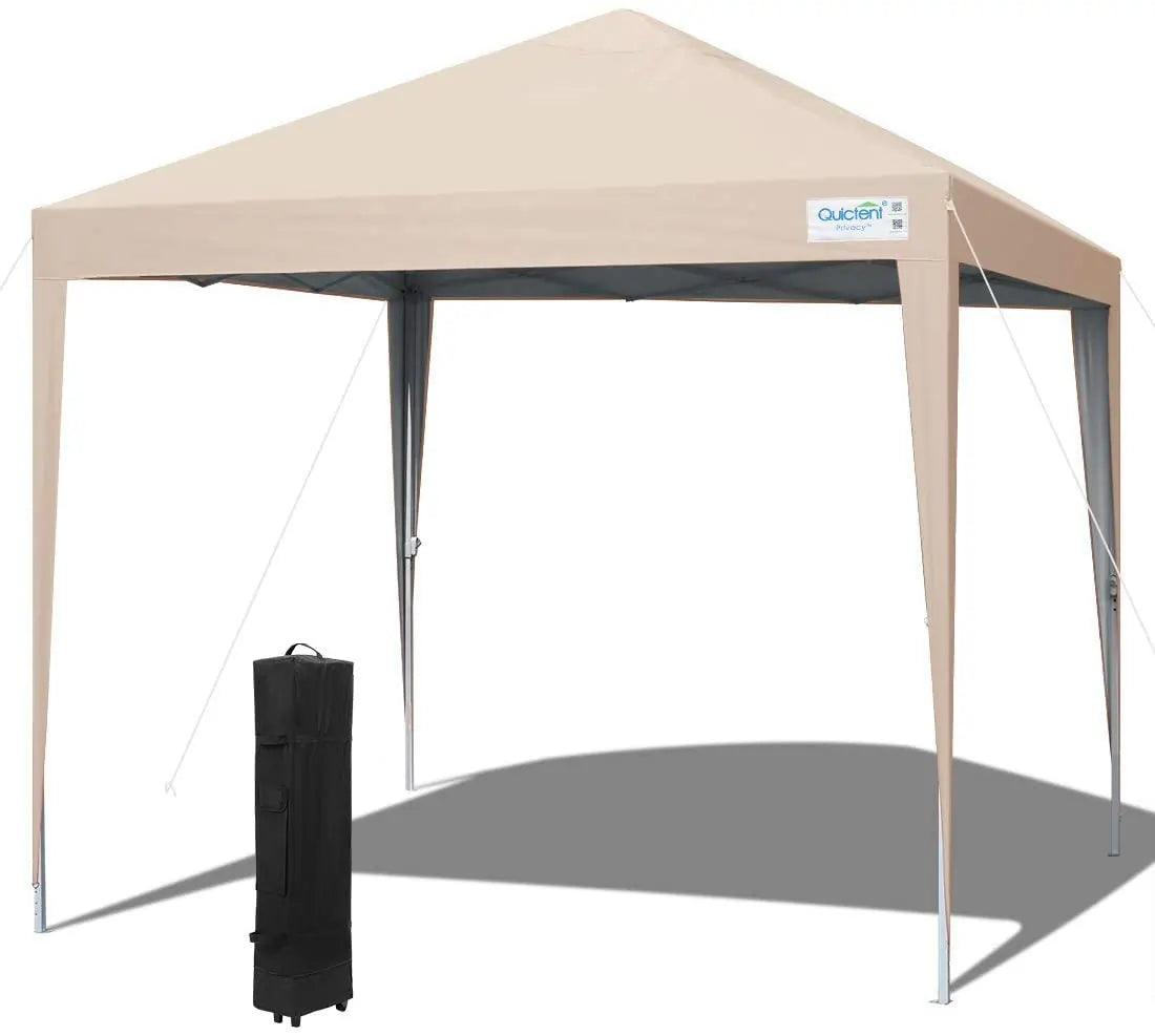 10' x 10' Instant Pop Up Canopy Tent with No Side Walls - Portable Outdoor Shelter for Camping, Beach, Picnics & Backyard Parties