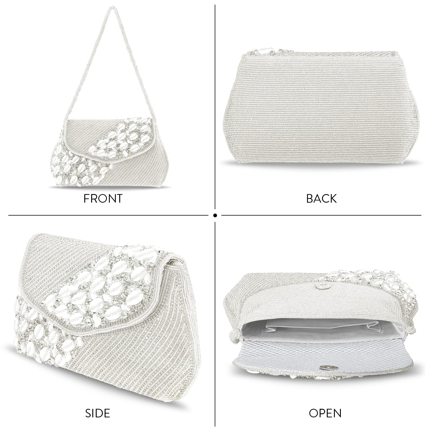 Elegant Indian Potli Bags for Women | Ethnic Beaded Clutch Purse with Drawstring | Perfect for Weddings, Parties & Evening Events
