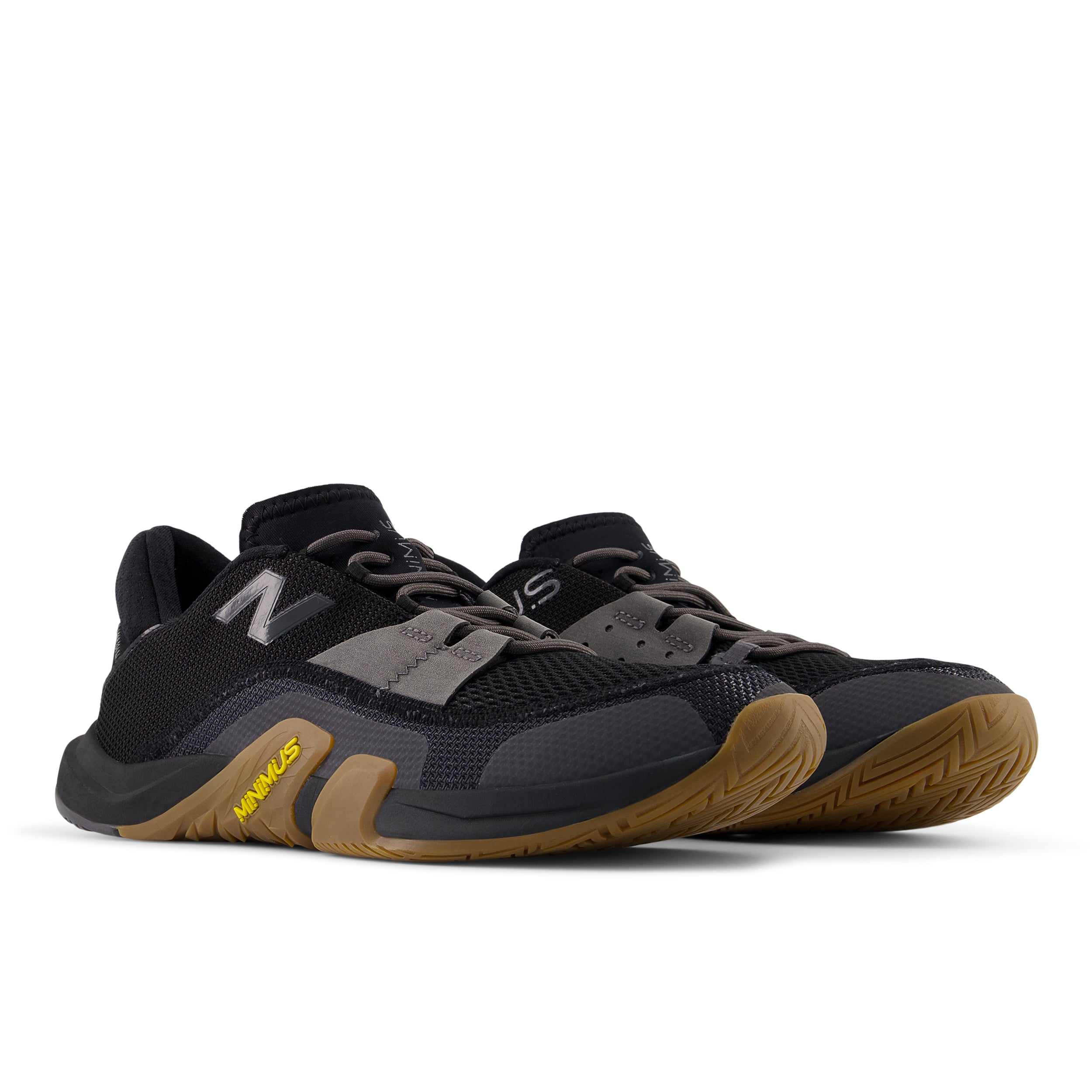 Minimus TR v2 Men's Trail Running Shoes - Lightweight & Breathable (Black/Magnet/White) | Perfect for Hiking, Gym Workouts & Outdoor Adventures