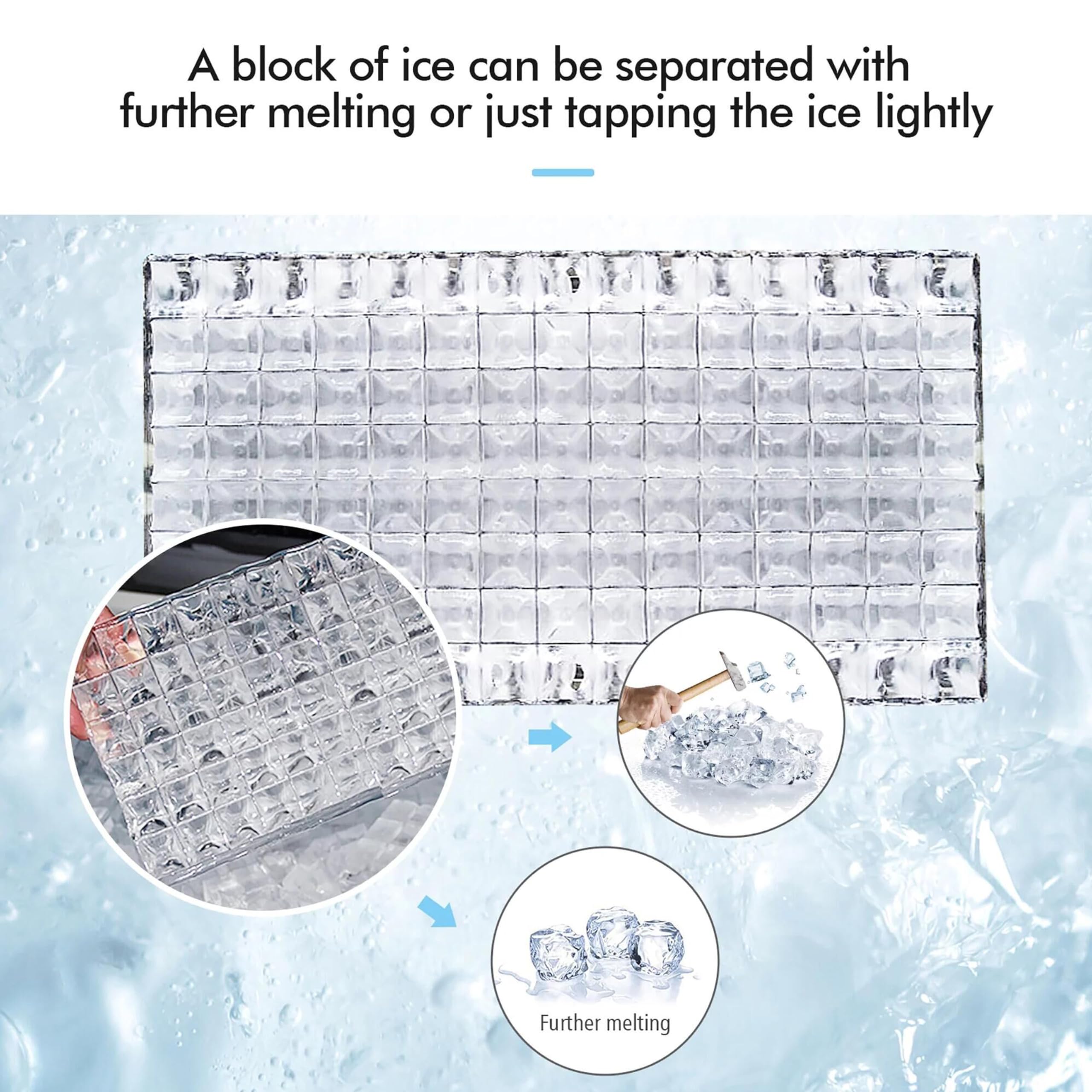 Portable Countertop Ice Maker Machine - 44Lbs/24H, Self-Cleaning, Makes 24 Ice Cubes in 15 Mins - Compact Ice Maker with Scoop & Basket for Home, Kitchen, Office, Bar, RV & Outdoor Parties